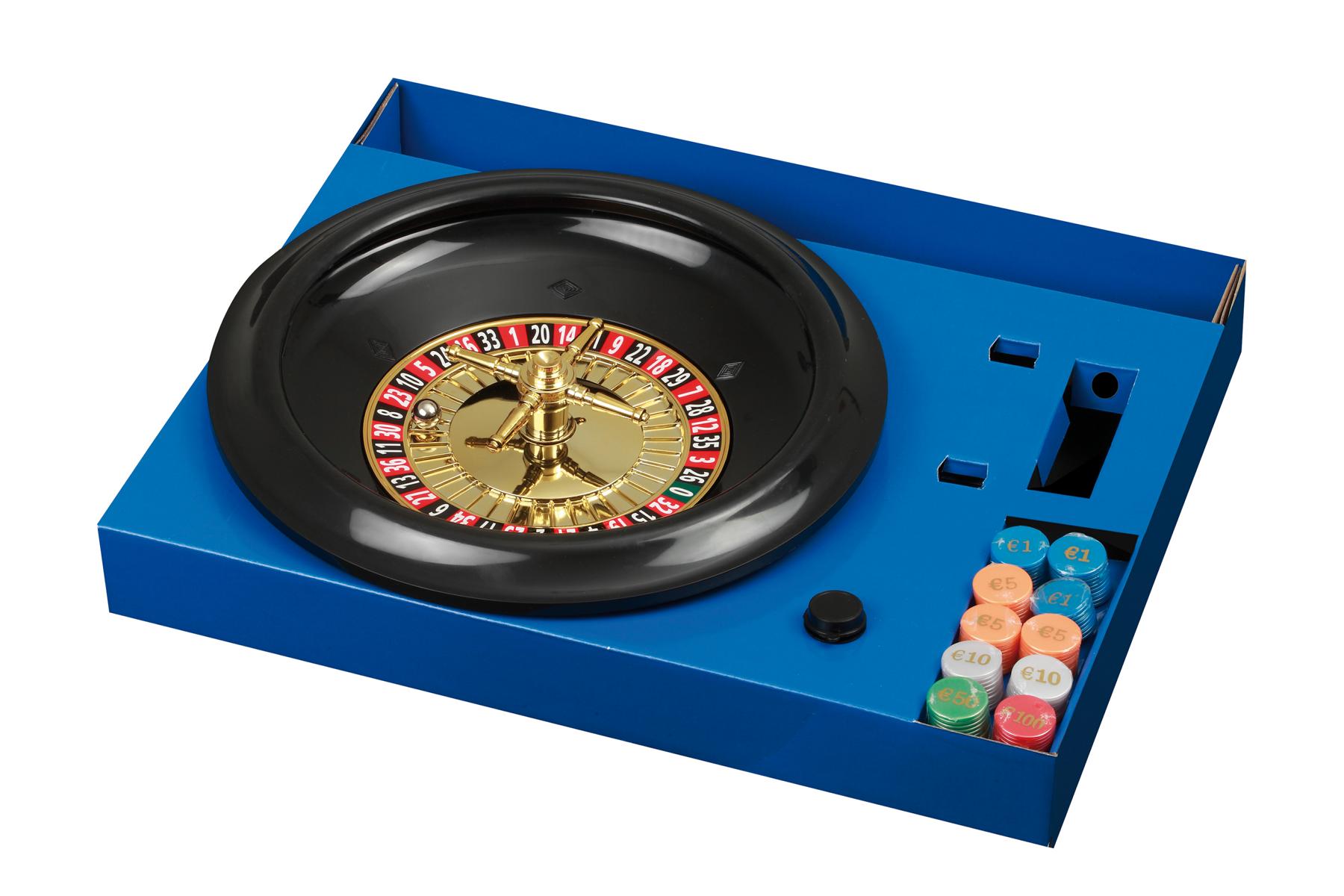 Roulette Set, Standard, mit Kunststoffteller