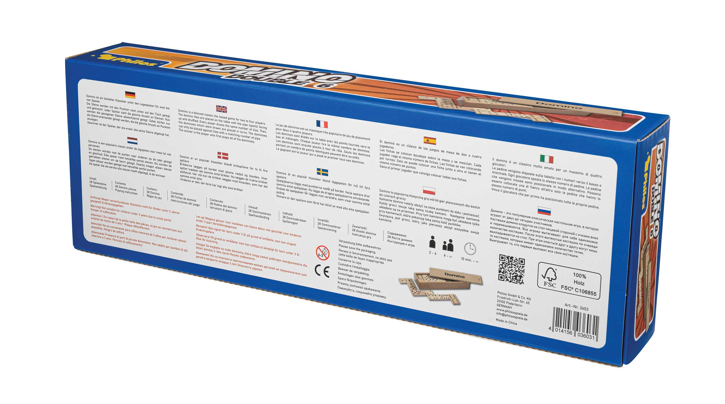 Domino, large, FSC 100%
