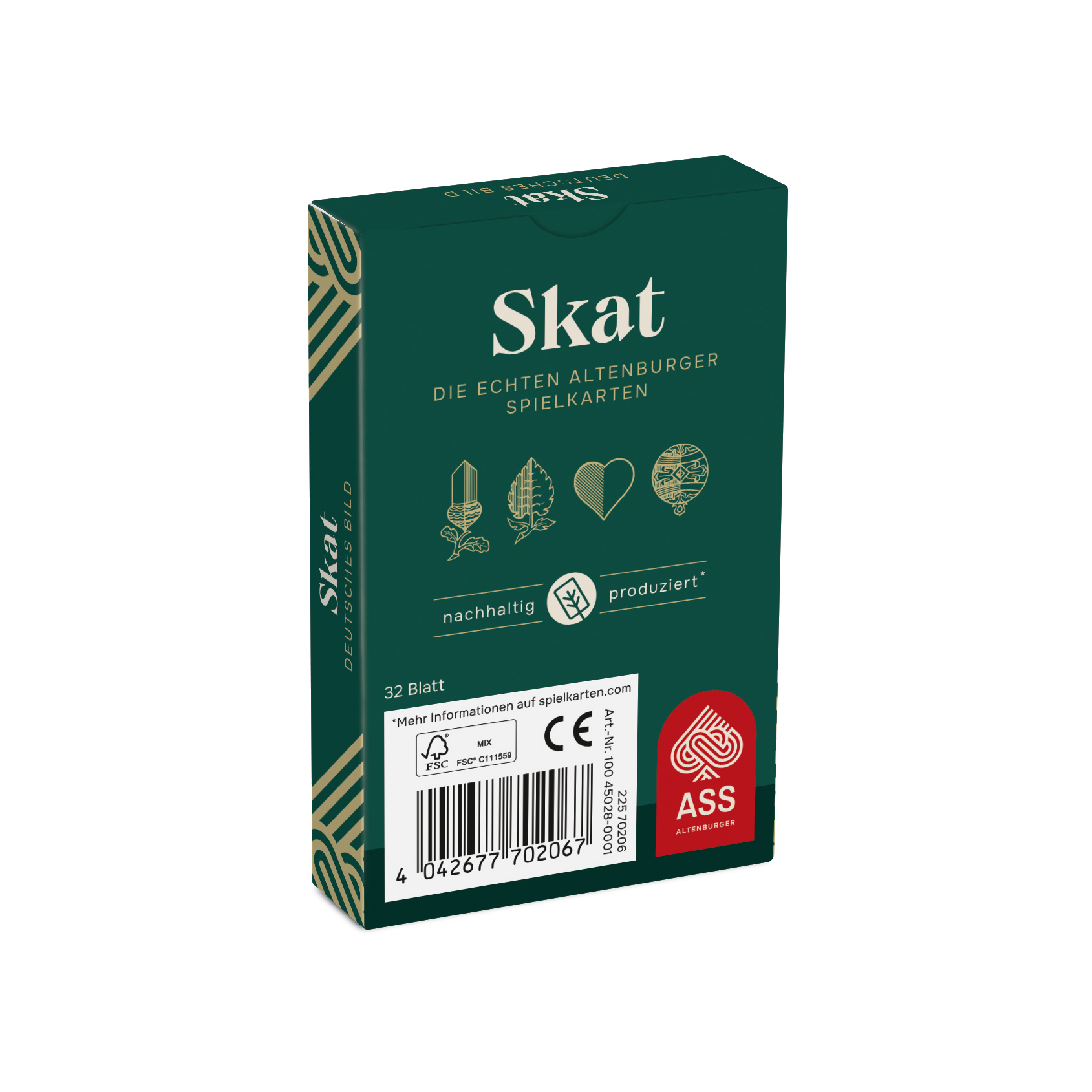 ASS, Skat, german image, pack of 10, FSC Mix