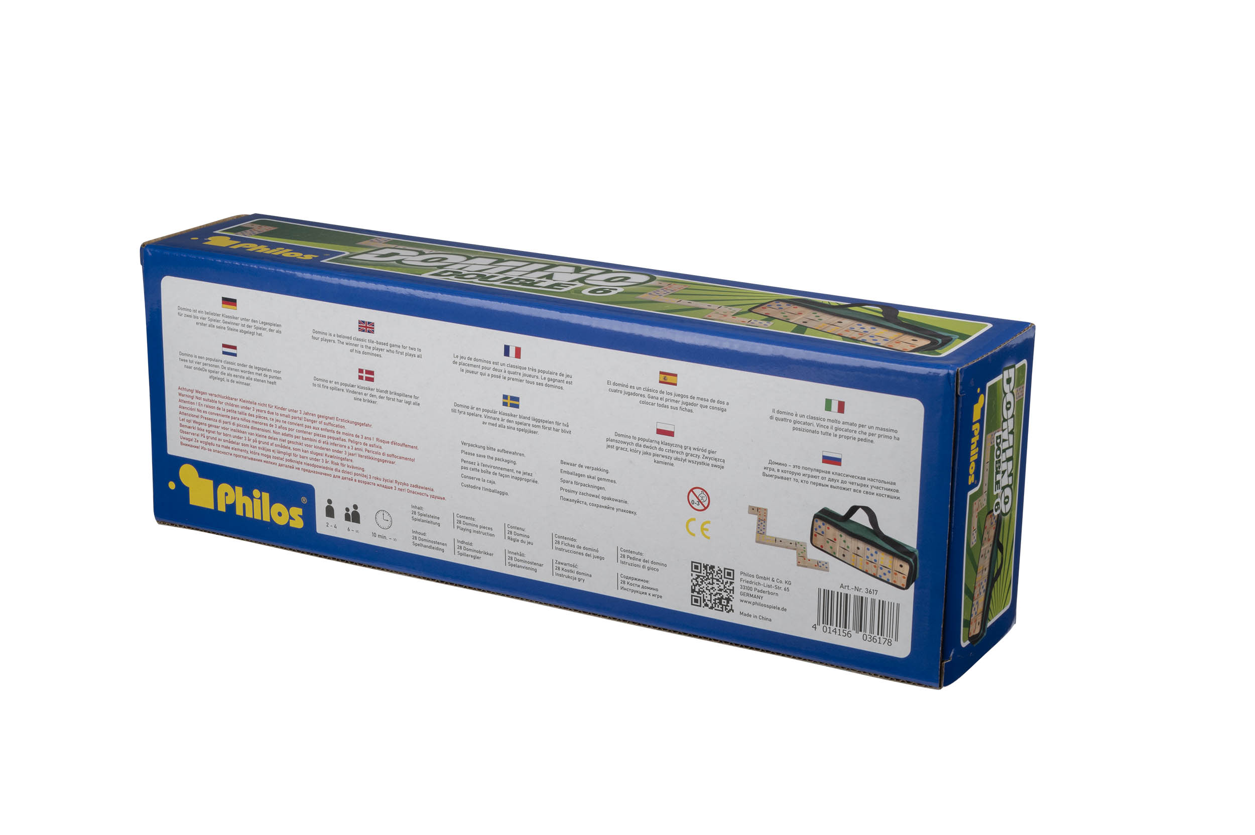 Domino, double 6, large, FSC 100%
