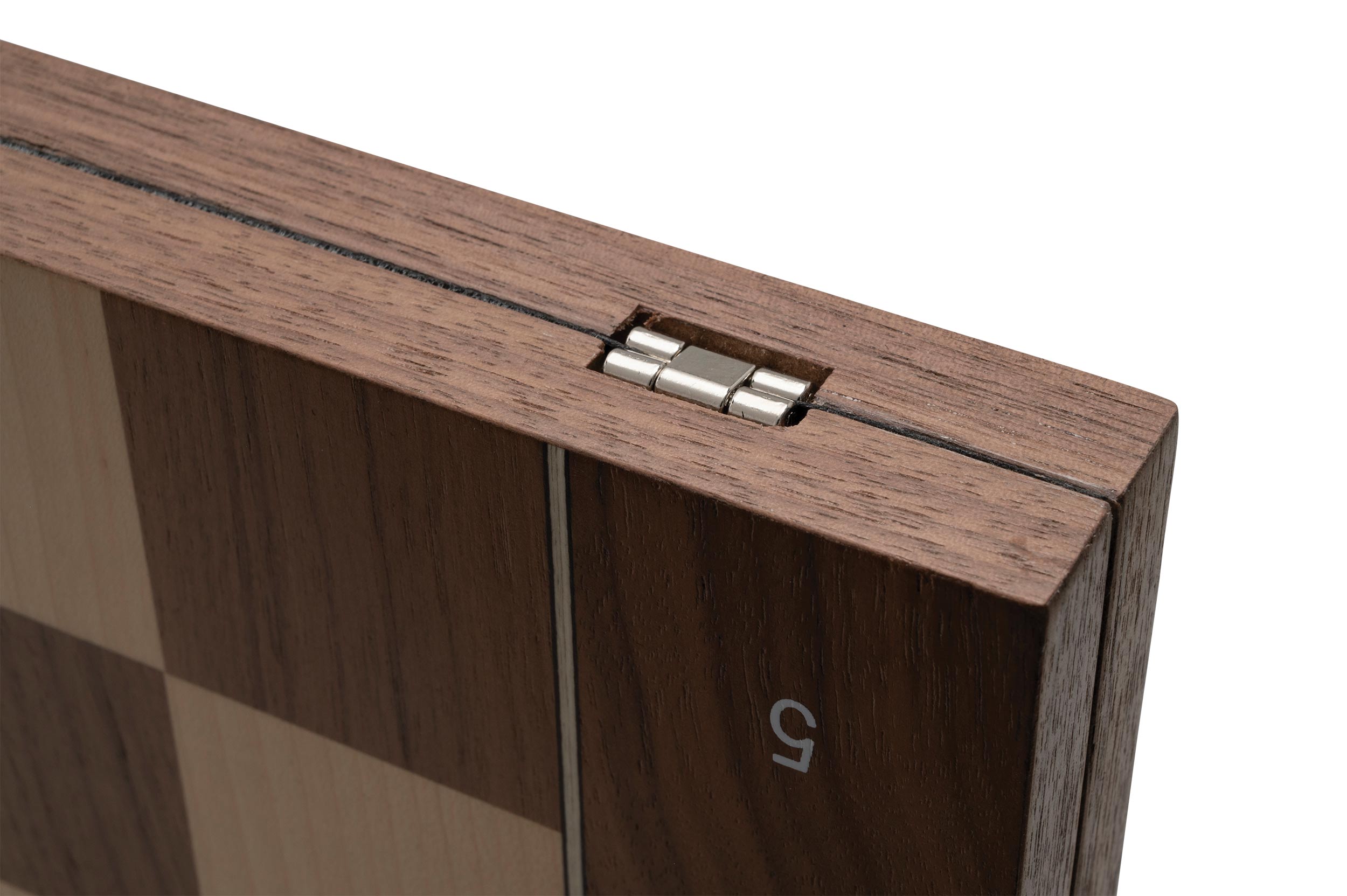 Chessboard Kopenhagen, field 50 mm, foldable, with numbers and letters