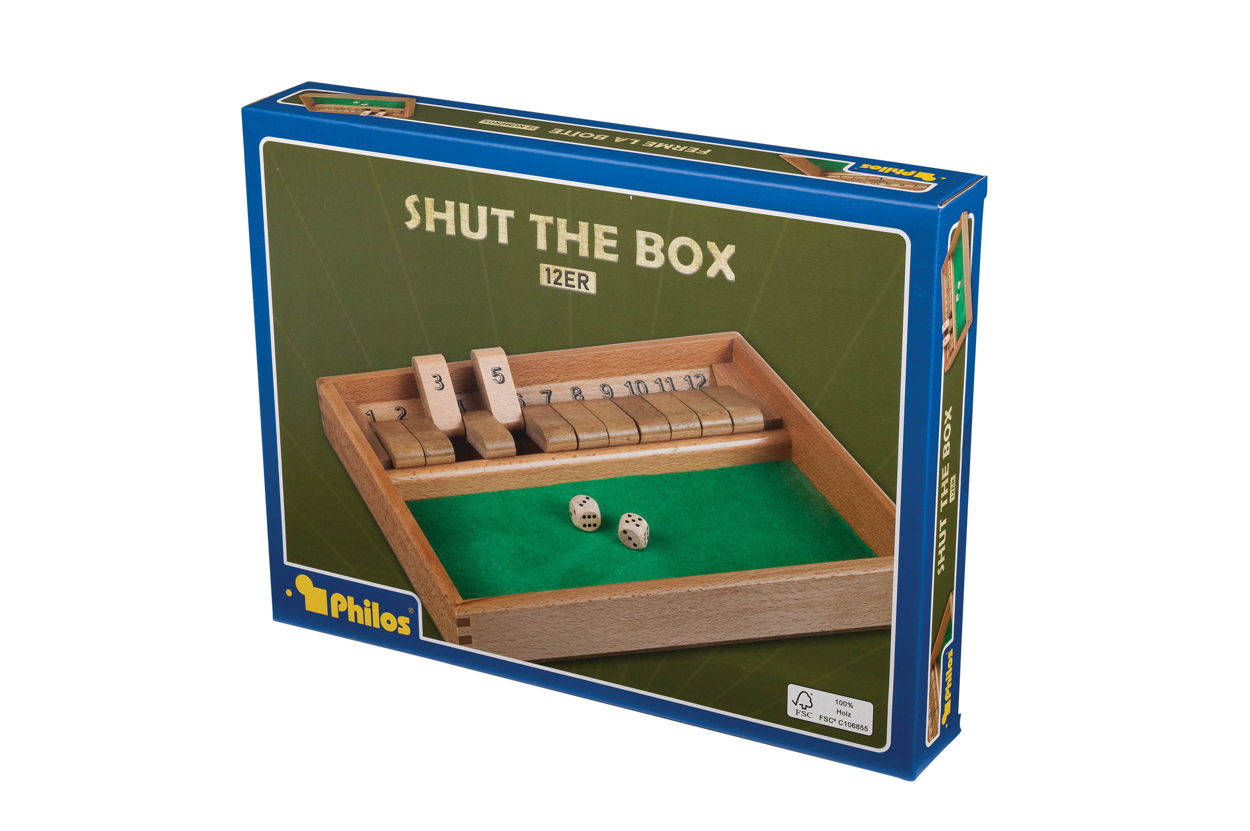 Shut The Box, 12 numbers, FSC 100%