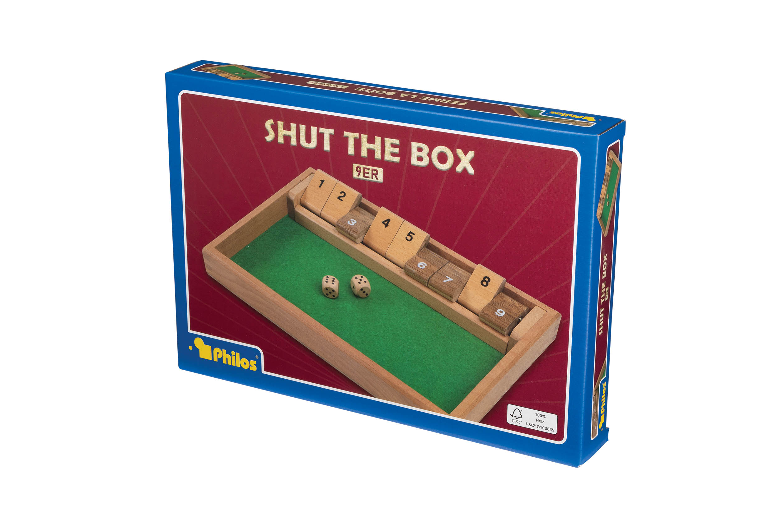 Shut The Box, 9 numbers, FSC 100%