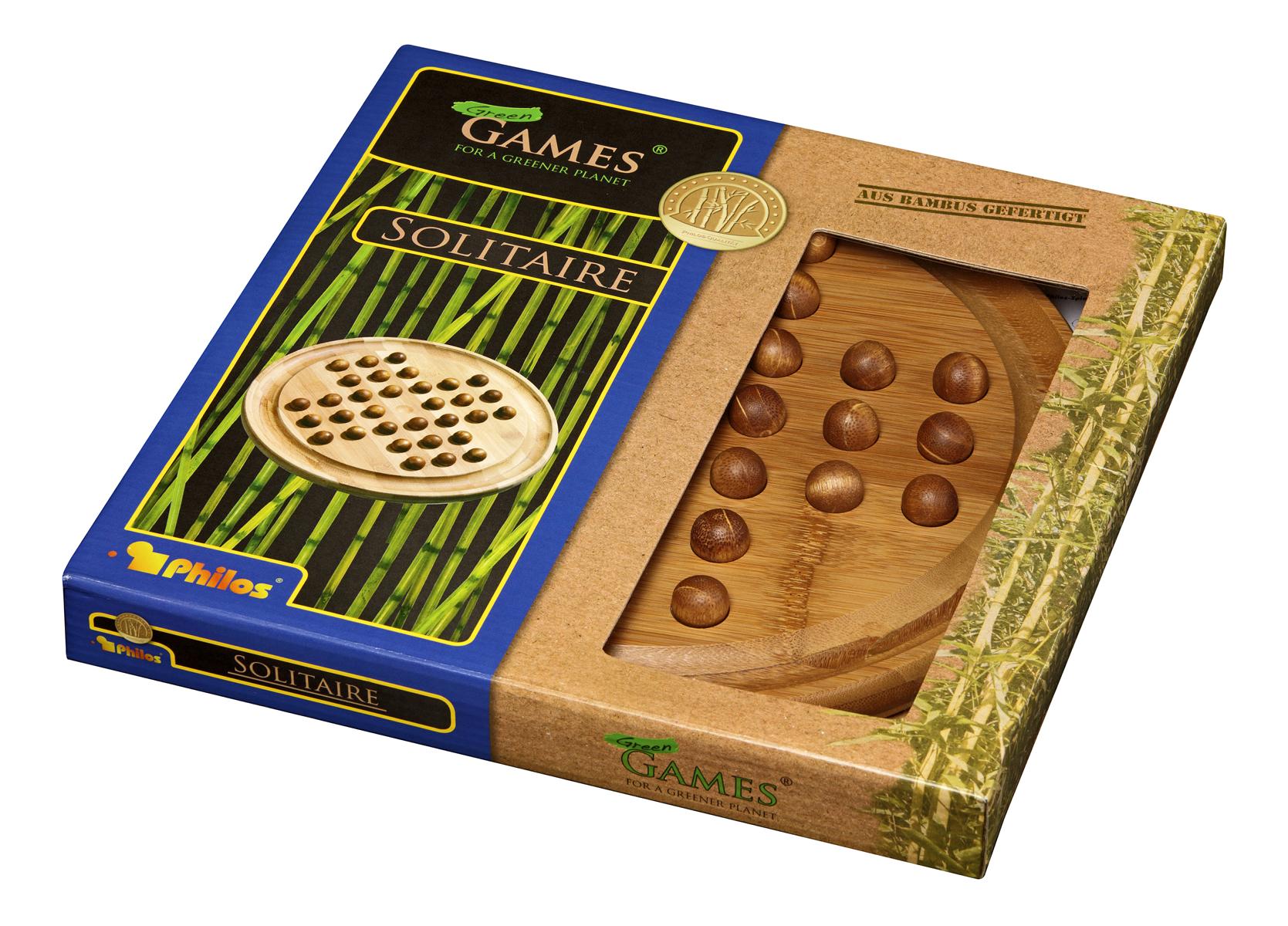 Solitaire, groß, Bambus Solitaire, groß, Bambus