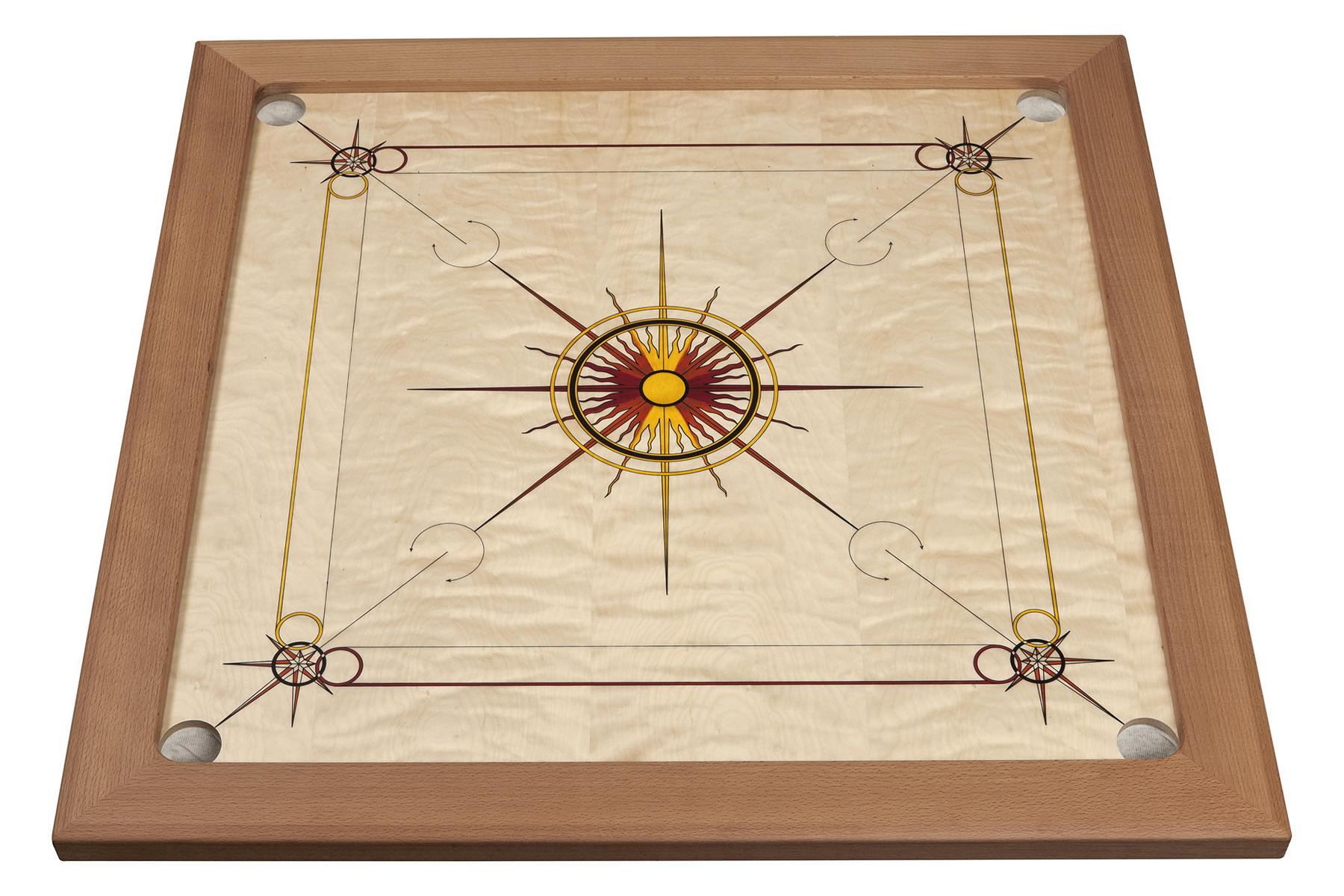 Carrom Superior, rot orange gelb