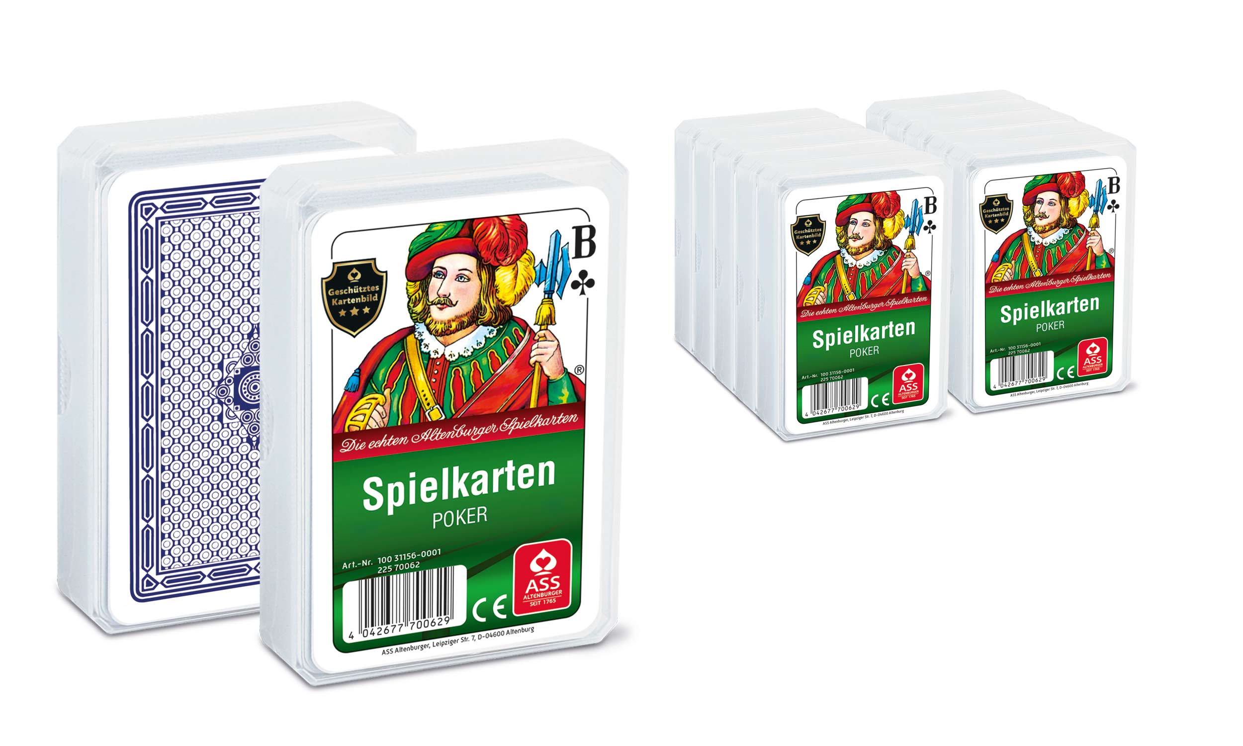 ASS, Poker, french image, pack of 10 ASS, Poker, french image, pack of 10