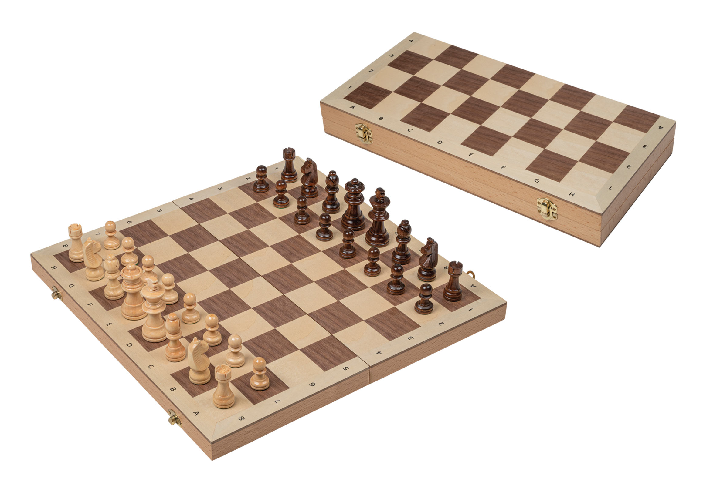 Chess cassette, field 45 mm, with numbers and letters
