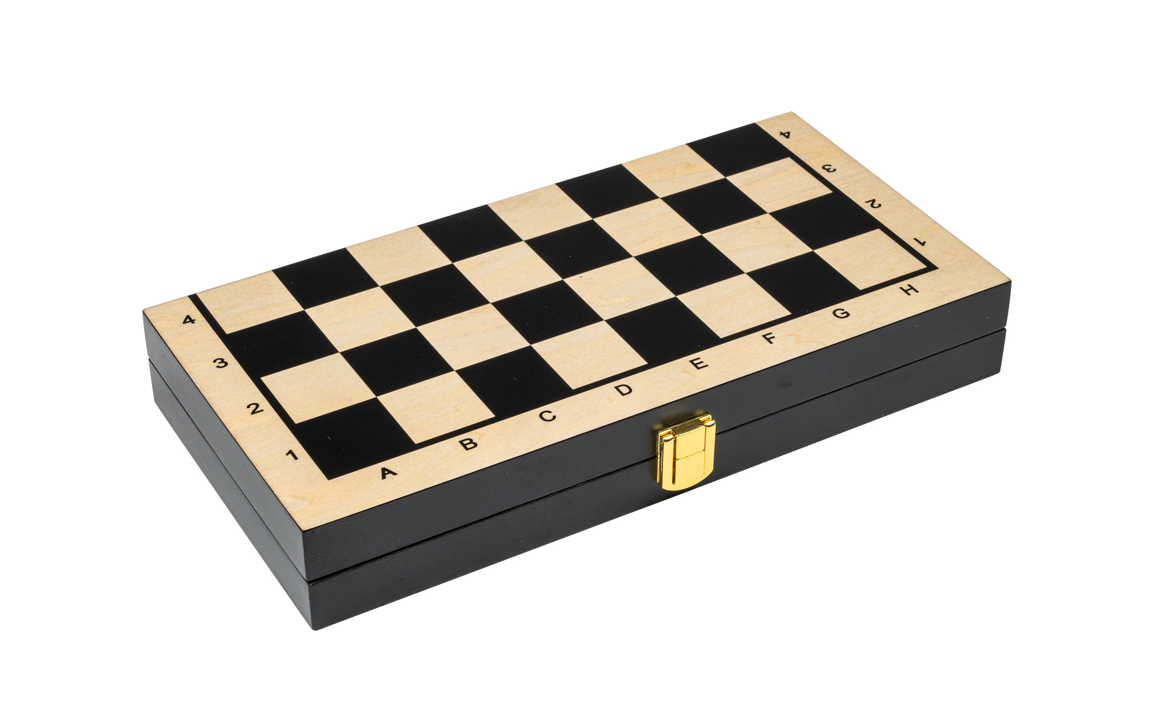 Chess Backgammon Checkers Set, travel, field 30 mm