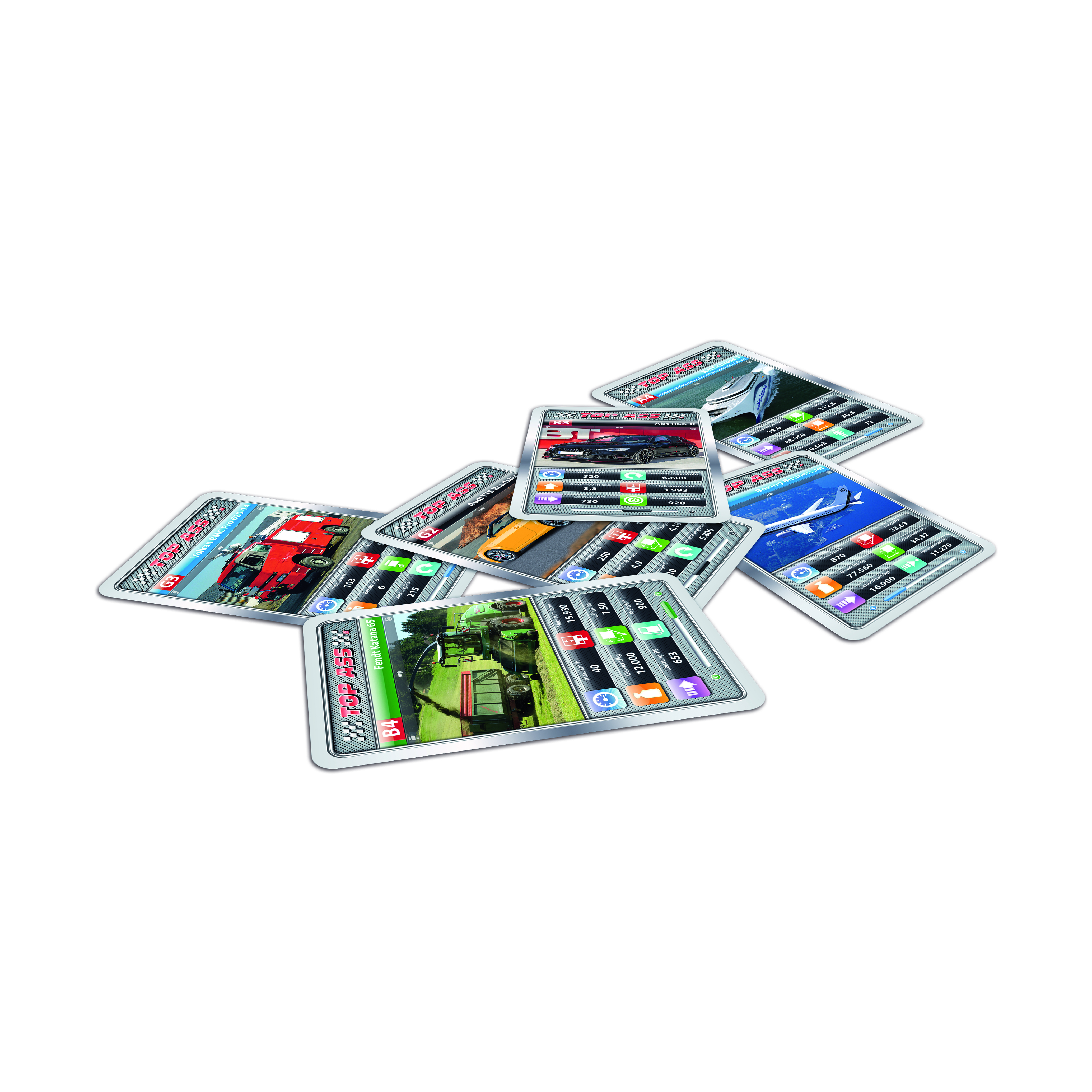 ASS, Quartettmix, Car, Technic, pack of 36