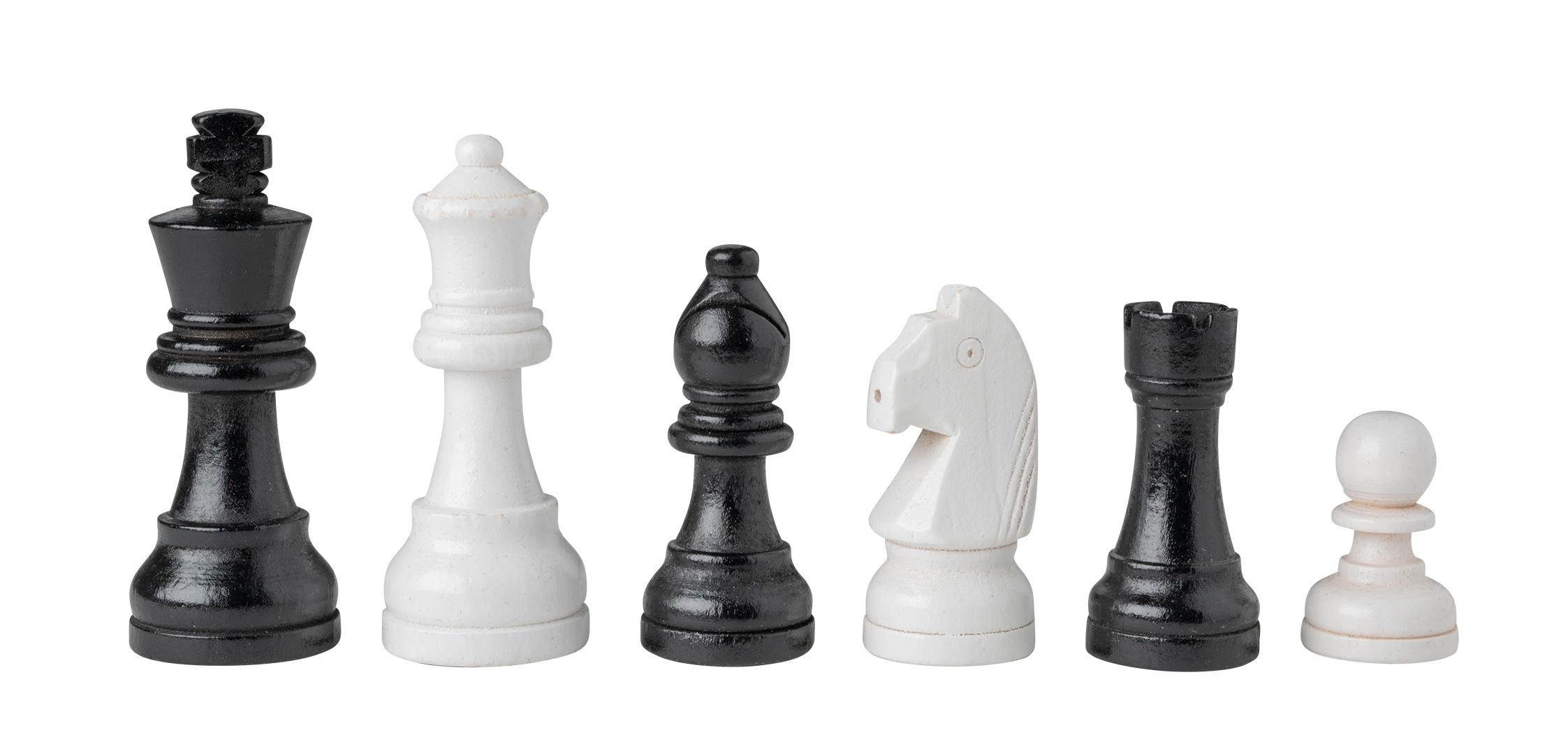 Chess Checkers Set, black, field 40 mm