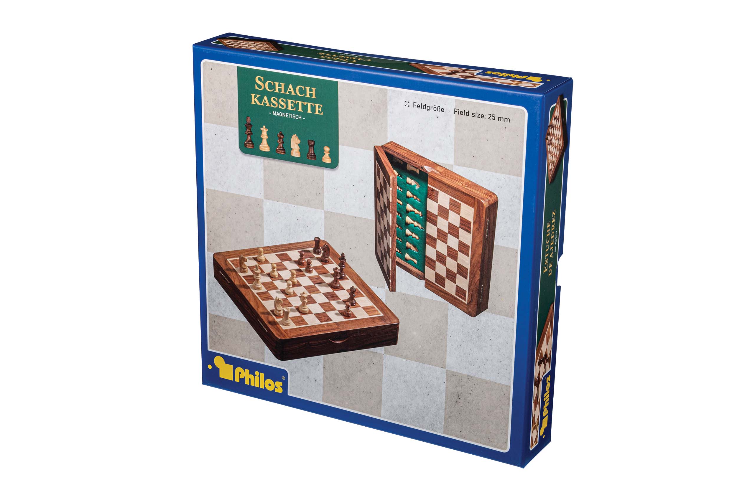 Chess cassette, field 25 mm, magnetic Chess cassette, field 25 mm, magnetic
