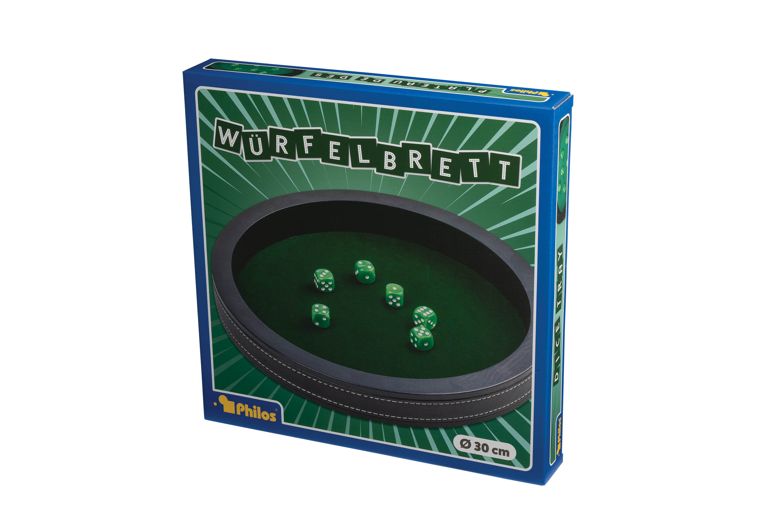 Dice Tray, imitation leather, 300 mm