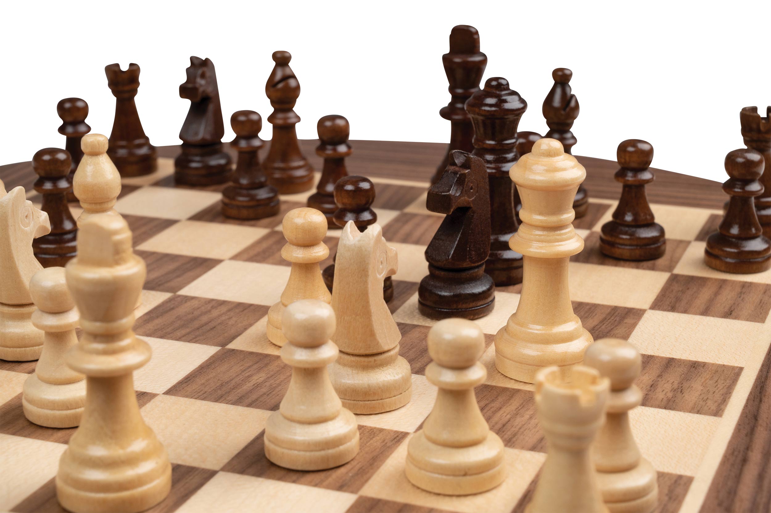 Chess cassette, rounded, field 25 mm, magnetic