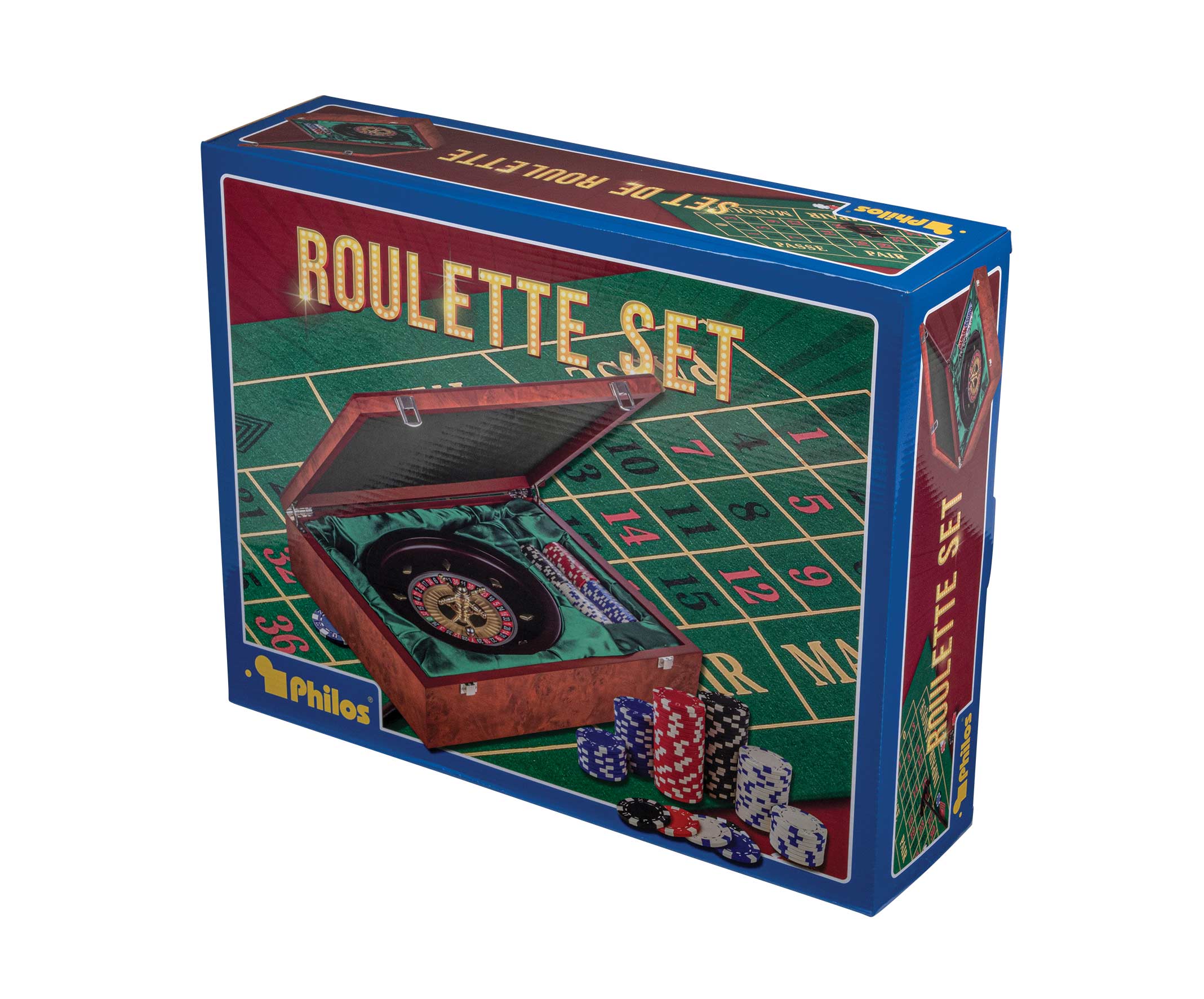 Roulette Set, design, exclusive wooden box