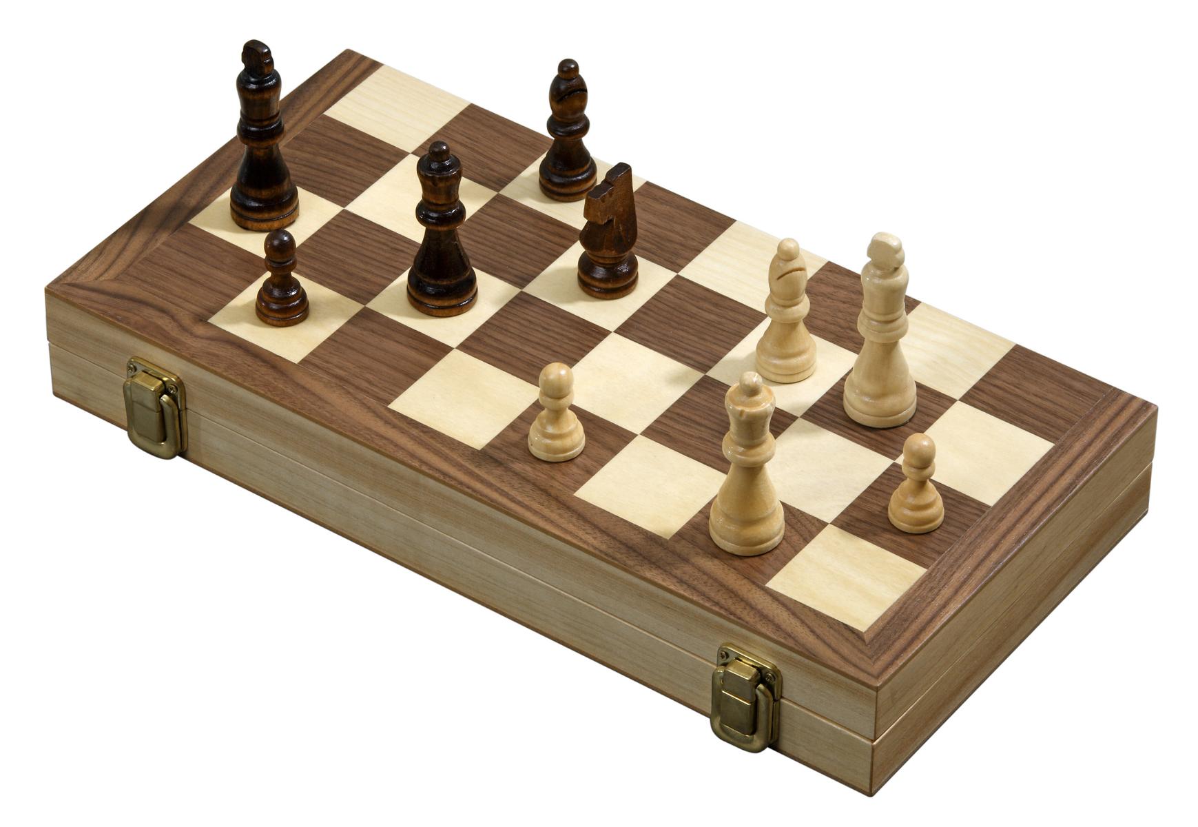 Schach Backgammon Dame Set, Feld 40 mm