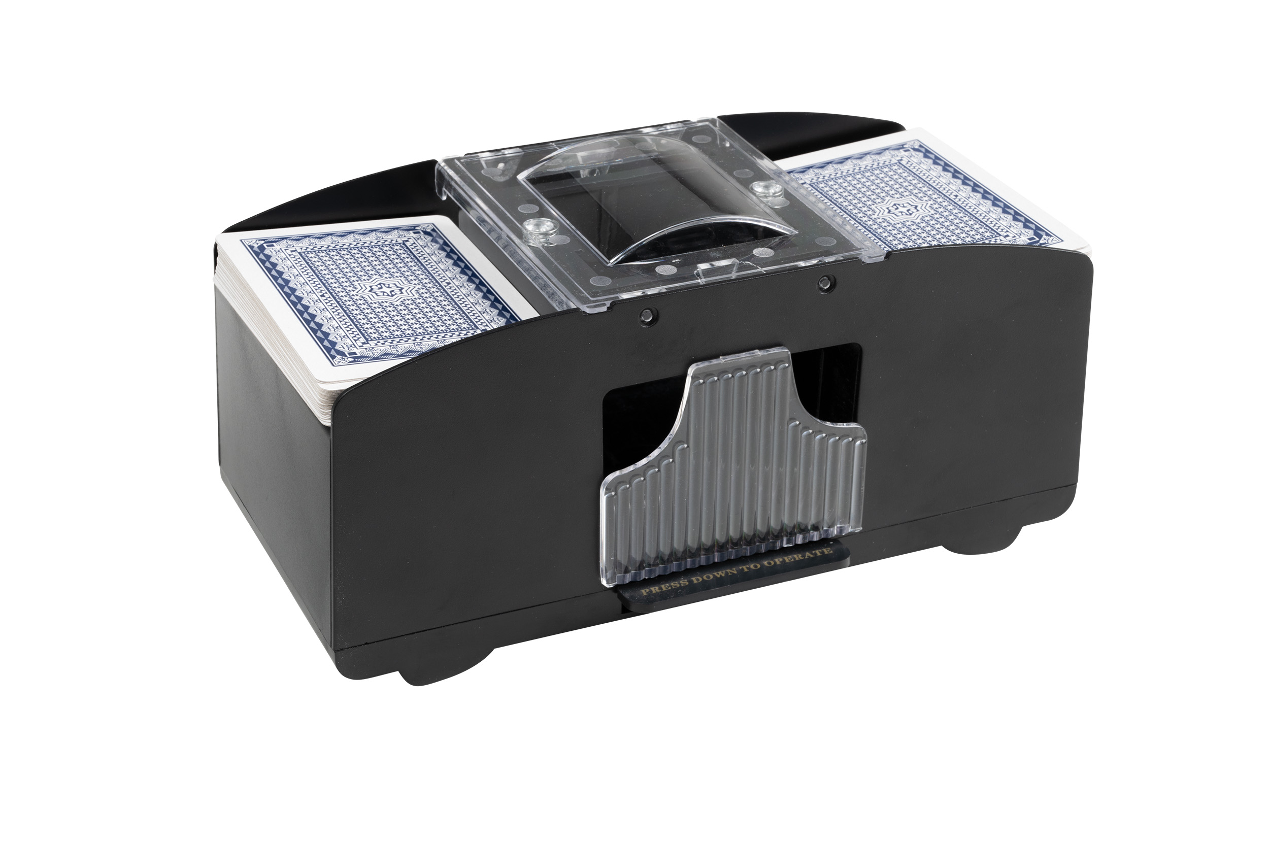 Automatic card shuffler, without playing cards