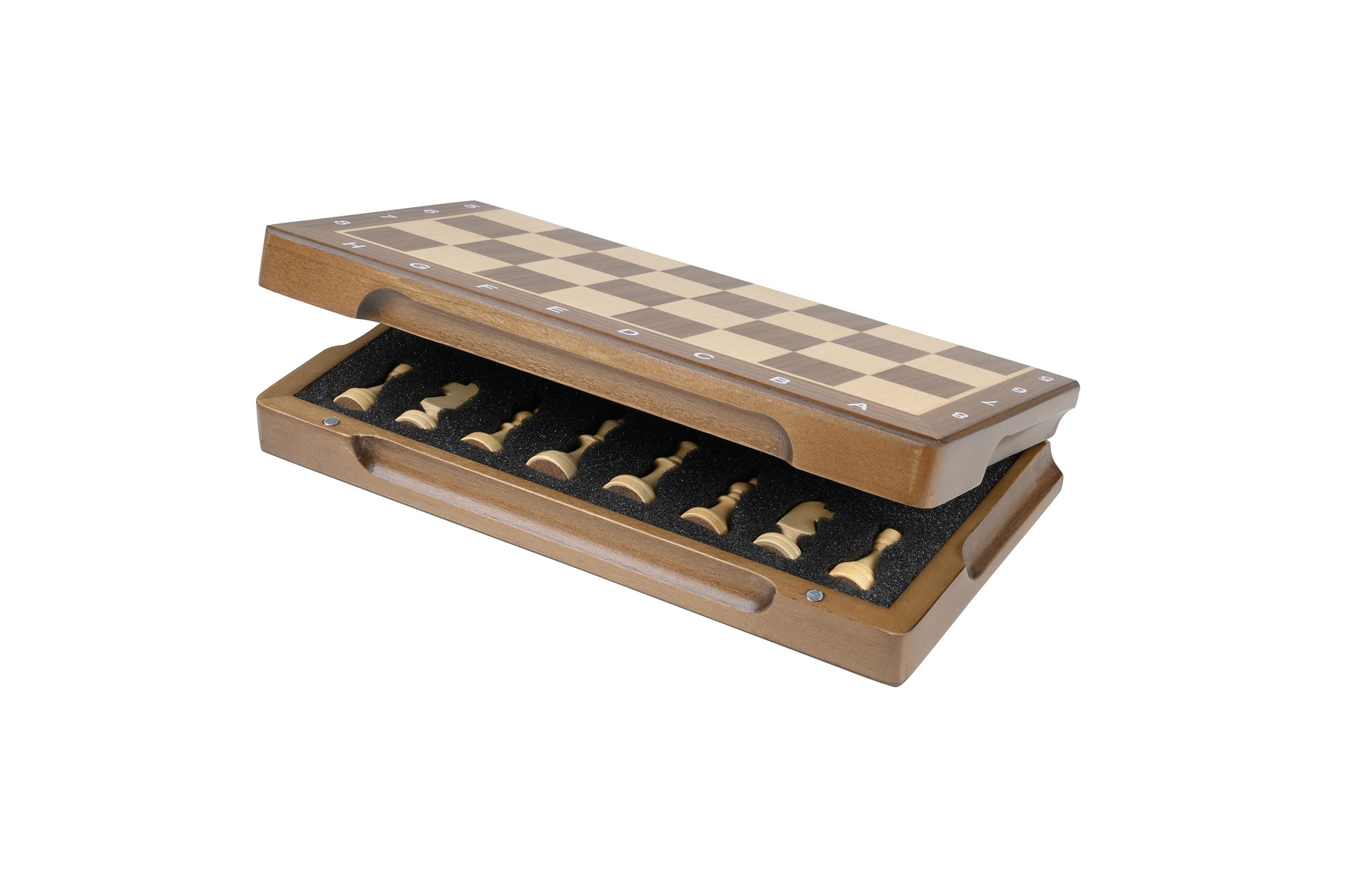 Chess cassette, field 25 mm, with numbers and letters