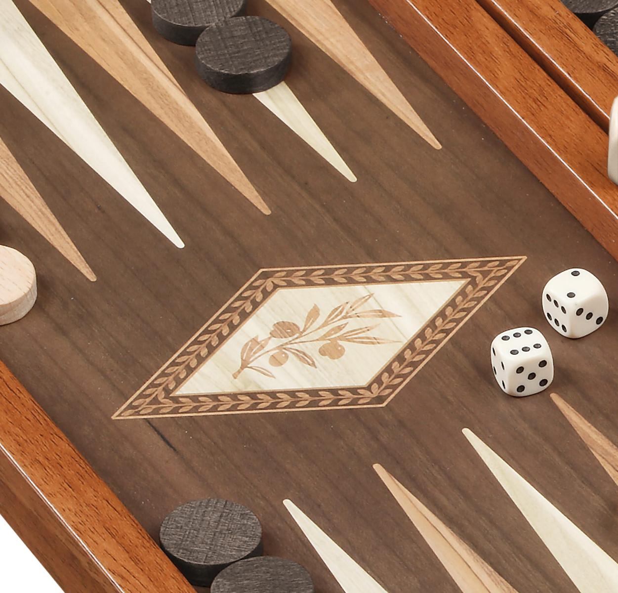 Backgammon Kythira, klein