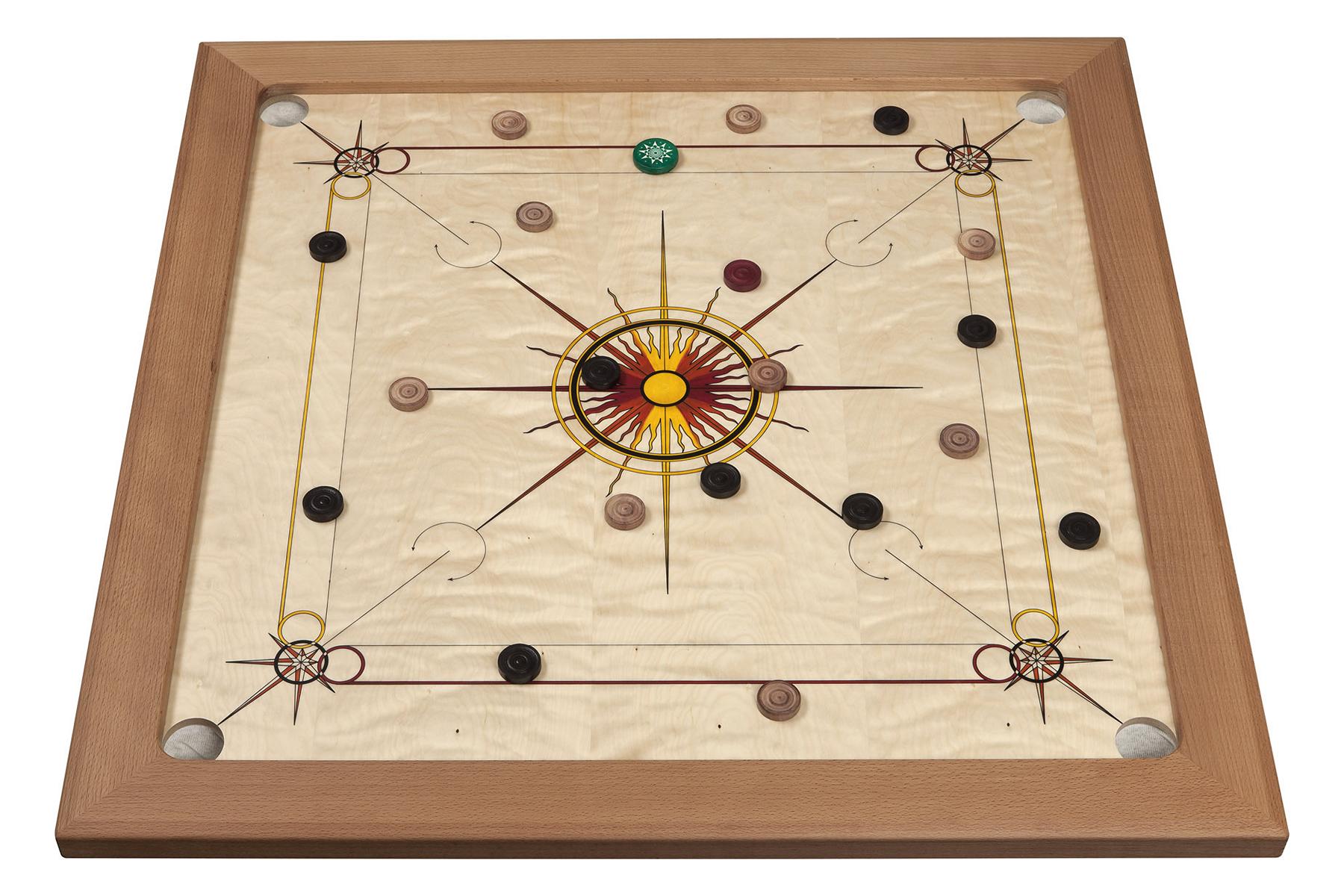 Carrom Superior, rot orange gelb