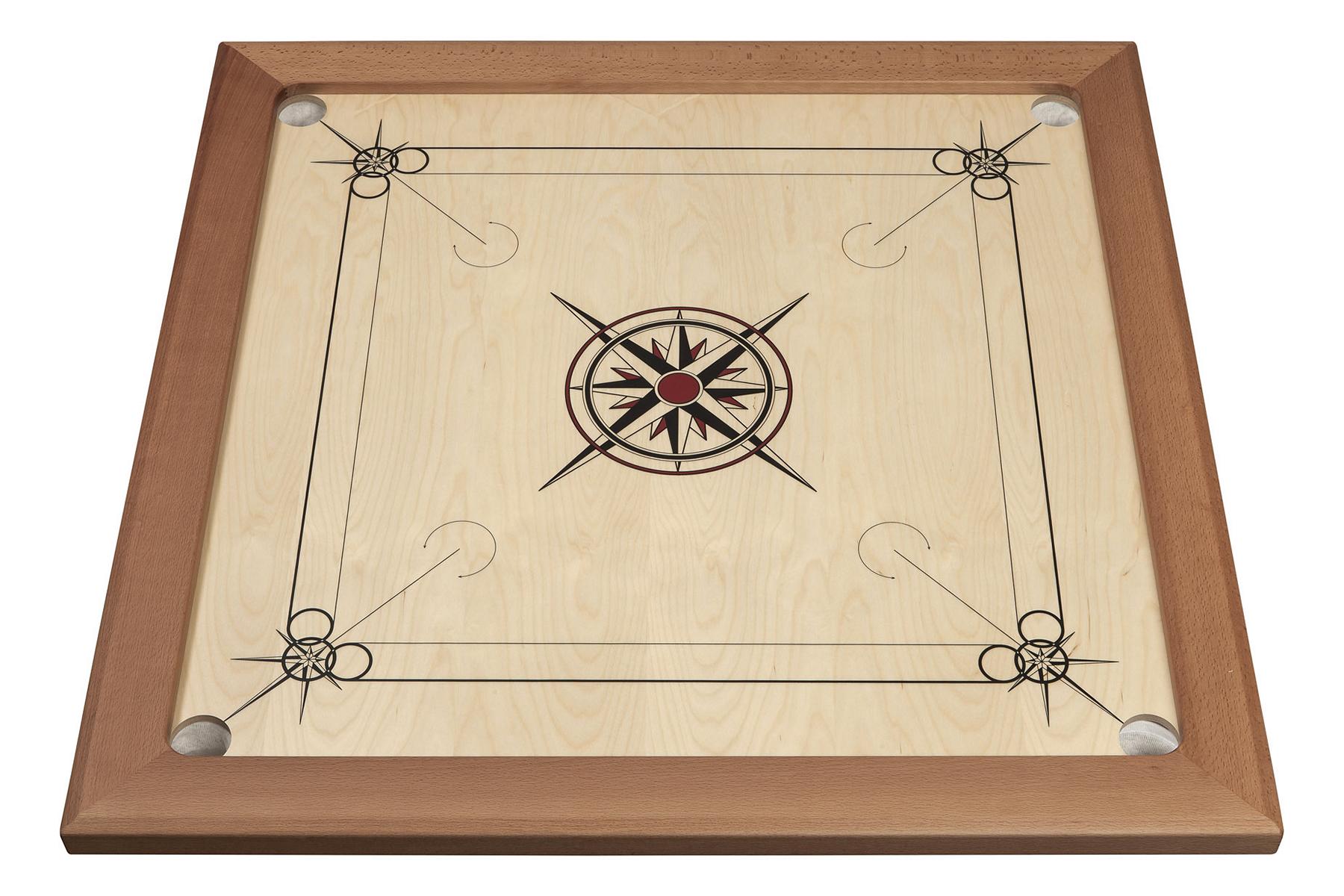 Carrom Top Class, schwarz rot