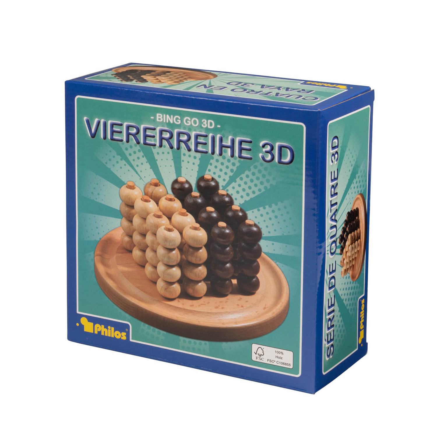 Viererreihe, 3D, FSC 100%