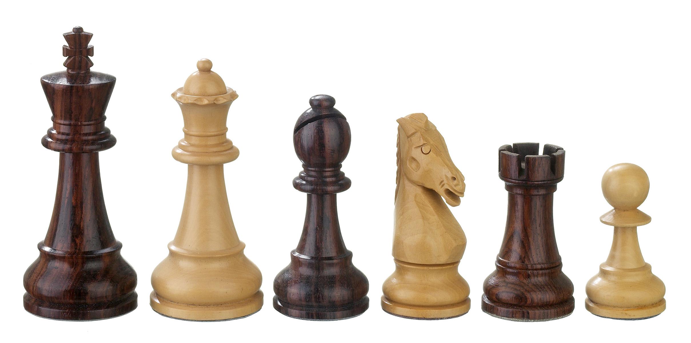 Schachfiguren Thutmosis, Königshöhe 104 mm, in Holzbox