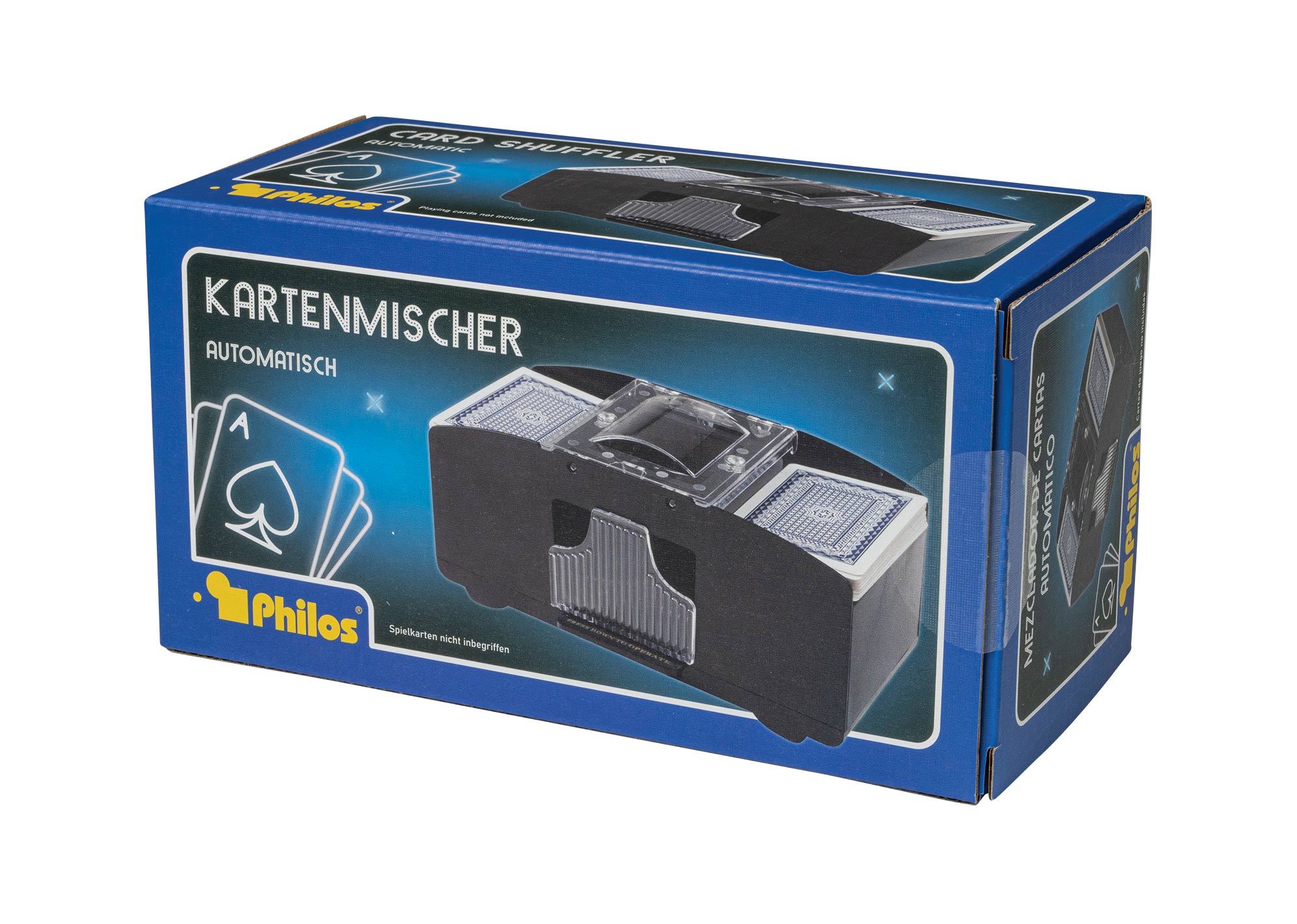 Automatic card shuffler, without playing cards