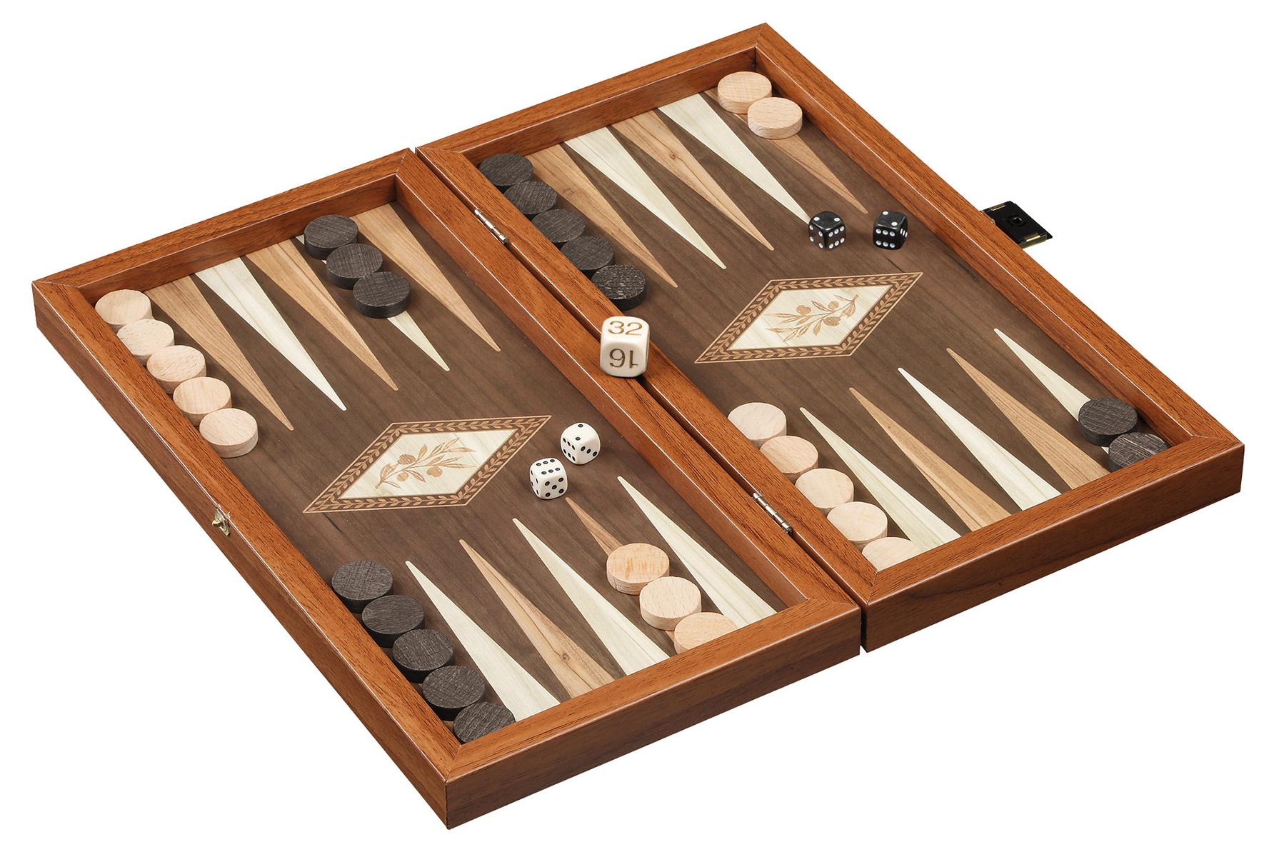 Backgammon Kythira, klein