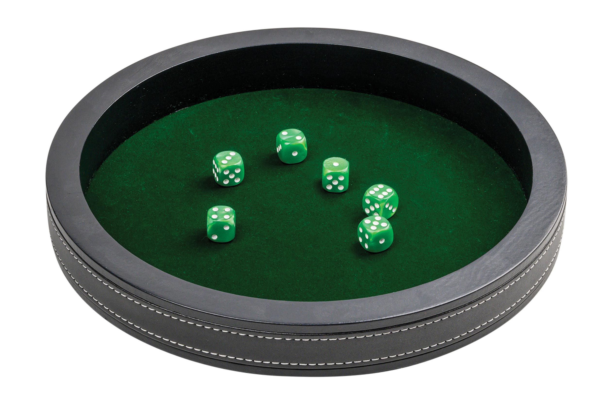 Dice Tray, imitation leather, 300 mm