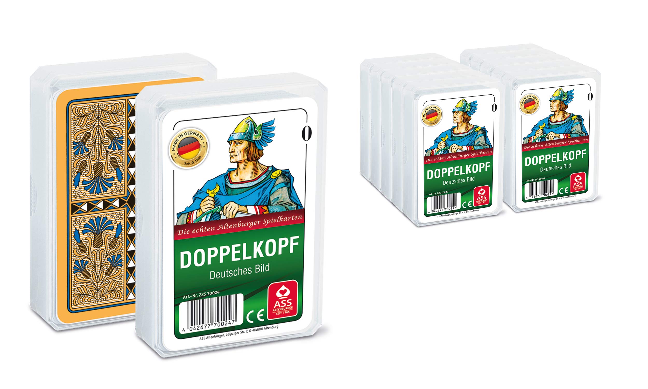 ASS, Doppelkopf, german image, pack of 10 ASS, Doppelkopf, german image, pack of 10