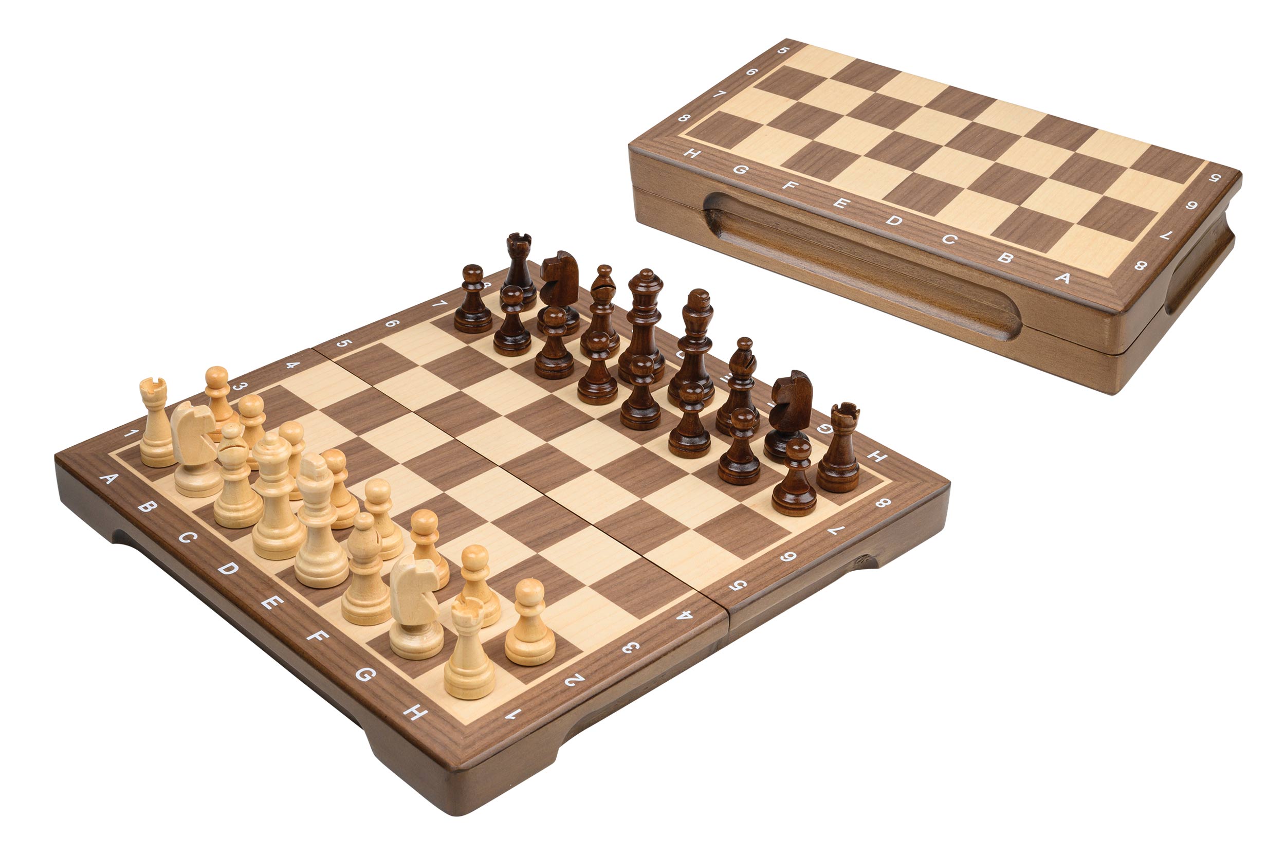 Chess cassette, field 25 mm, with numbers and letters