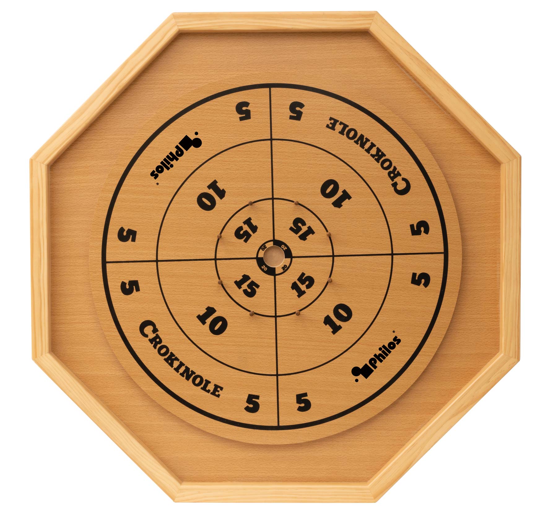 Crokinole 5 in 1