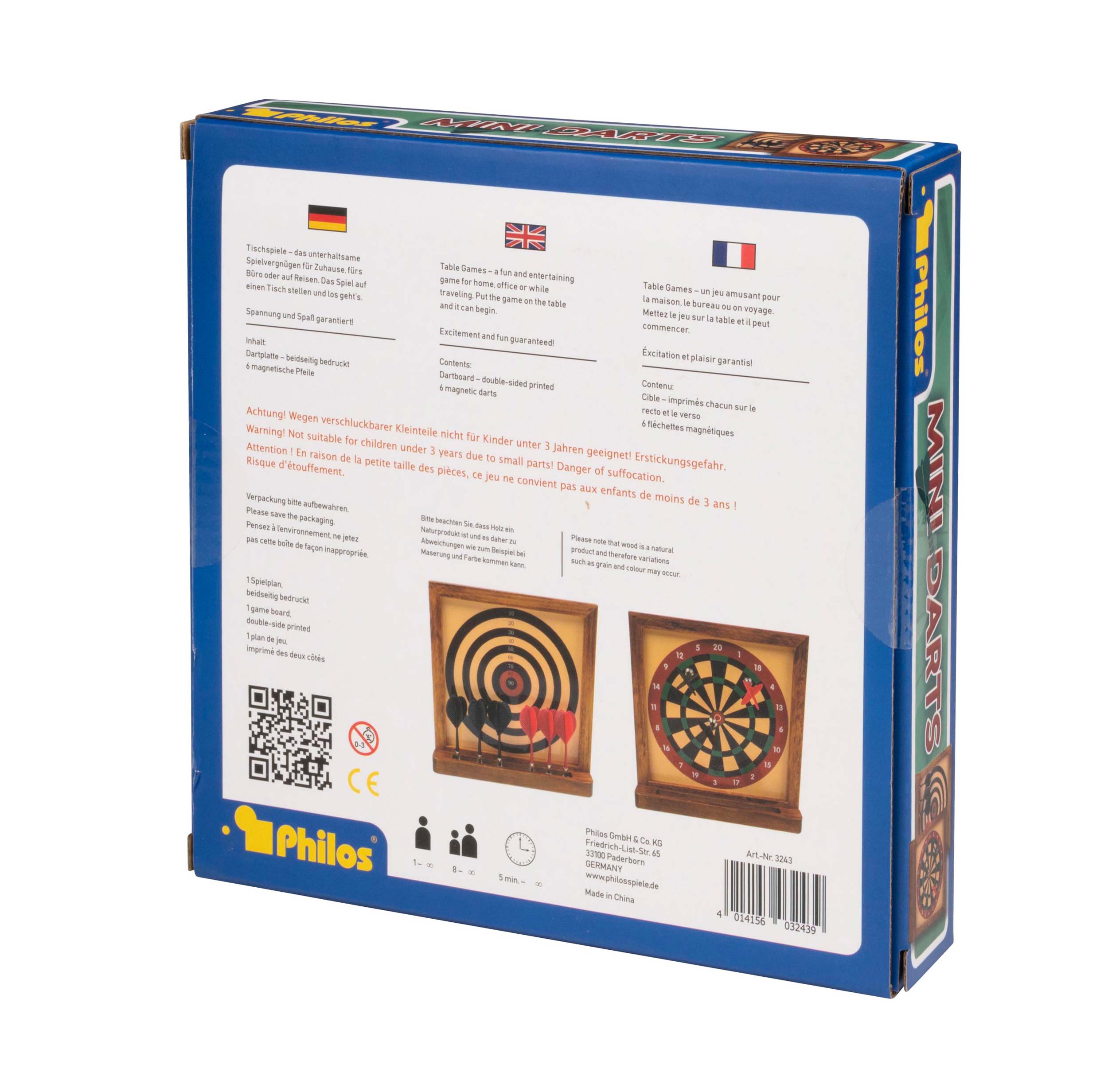 Mini Darts, Tischspiel