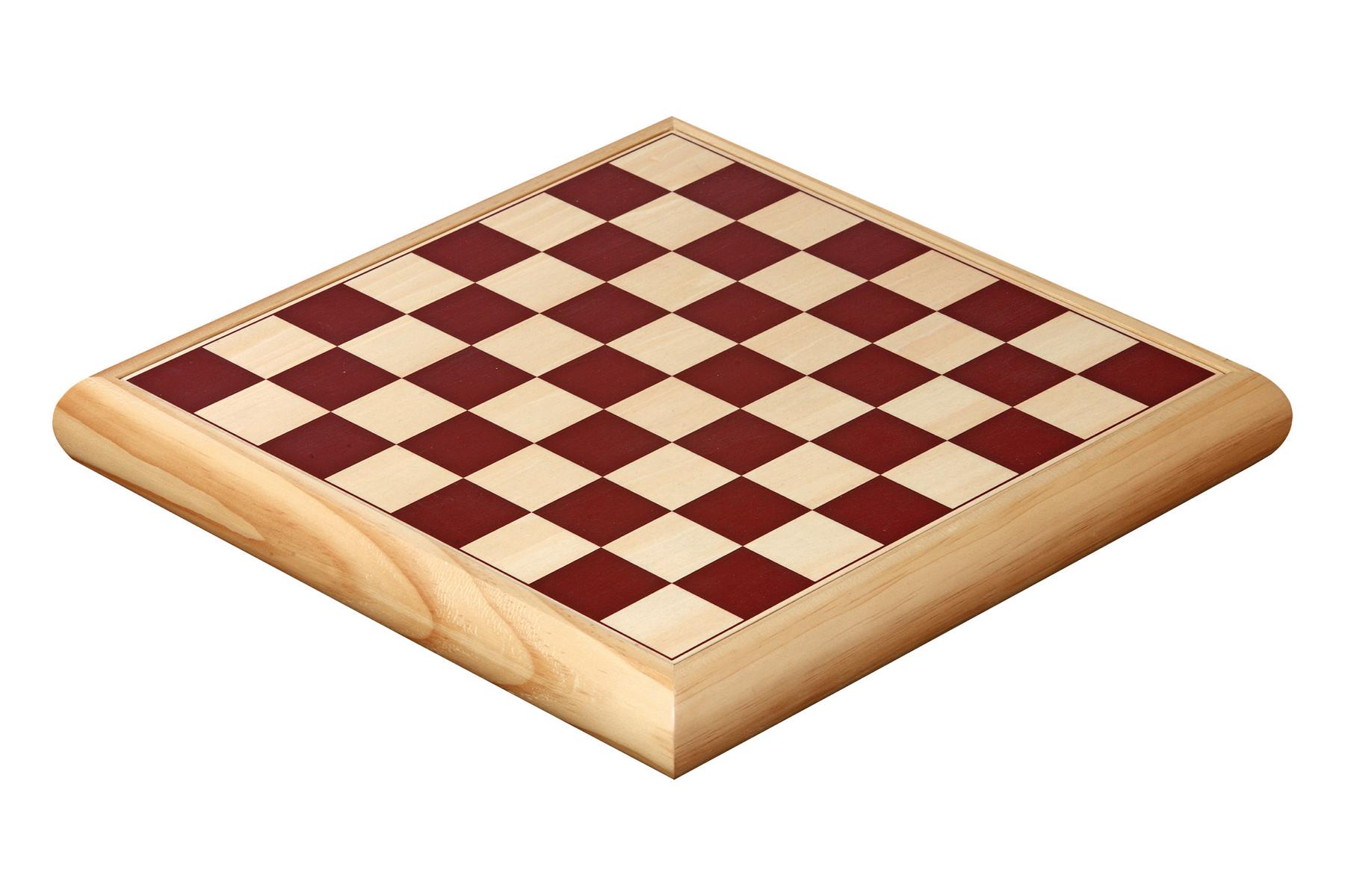 Schach Dame Set, Holzbox, Feld 35 mm