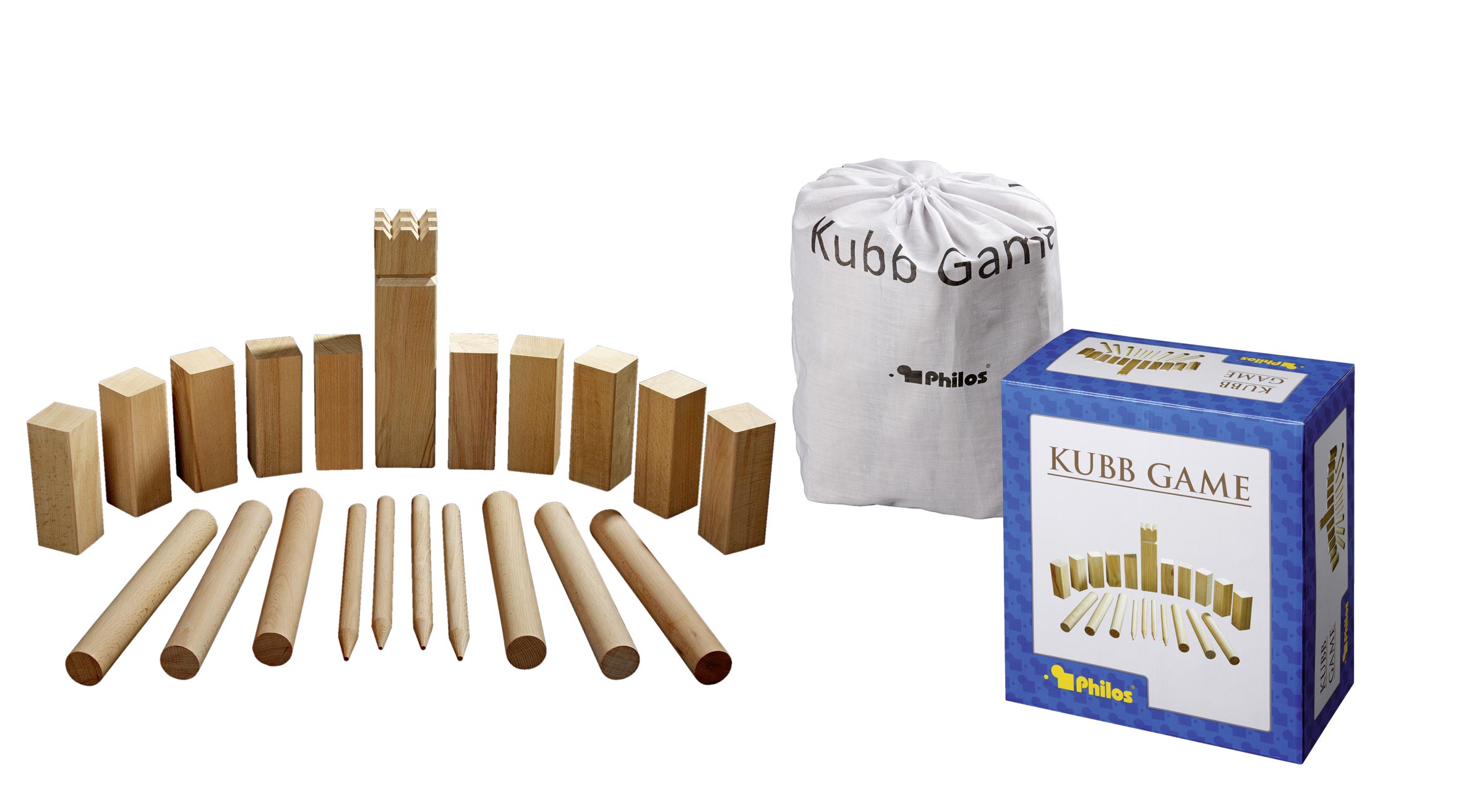 Kubb Game, Originalgröße, Buche, FSC 100%