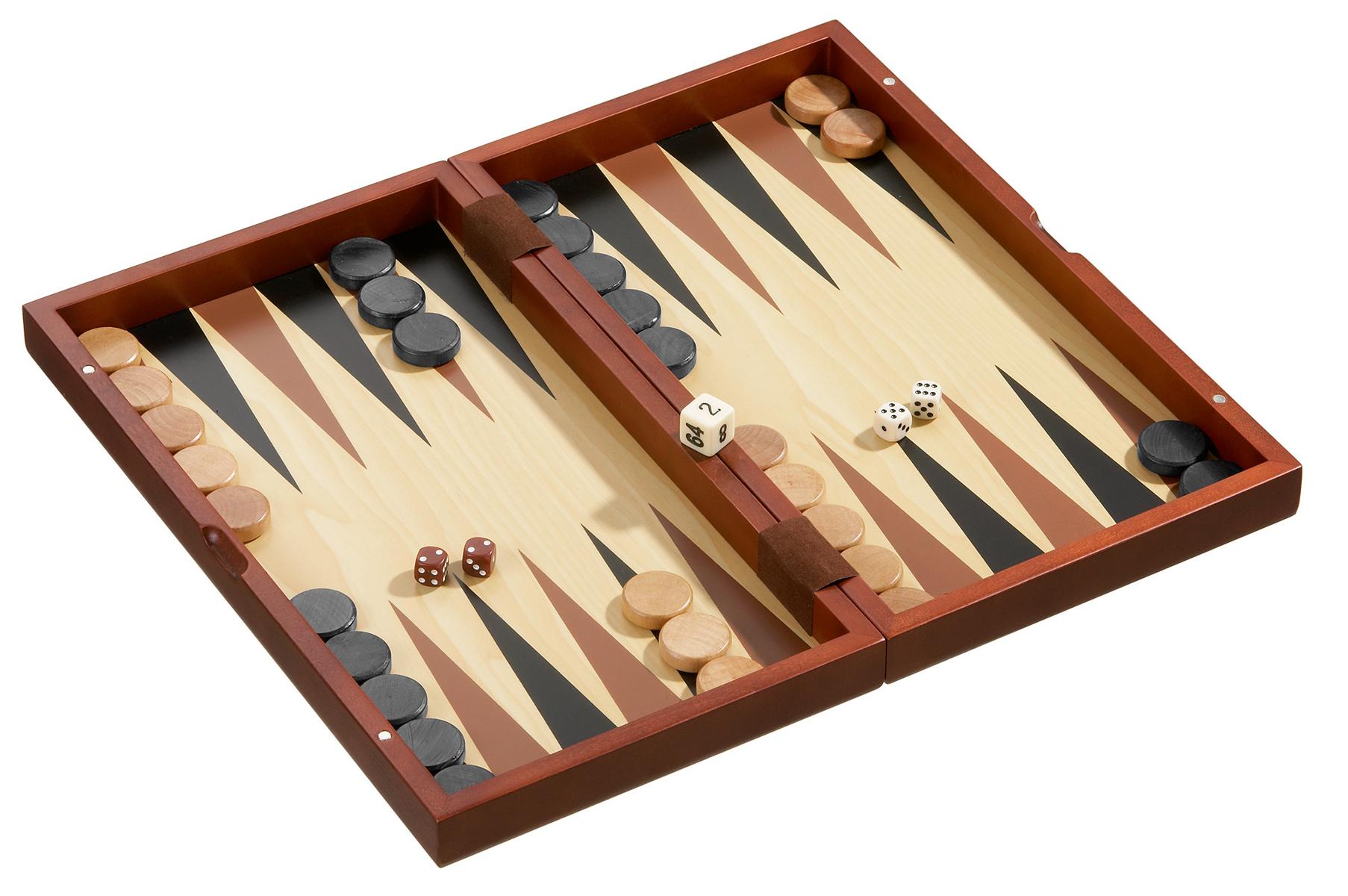 Backgammon Andros, medium, Magnetverschluss