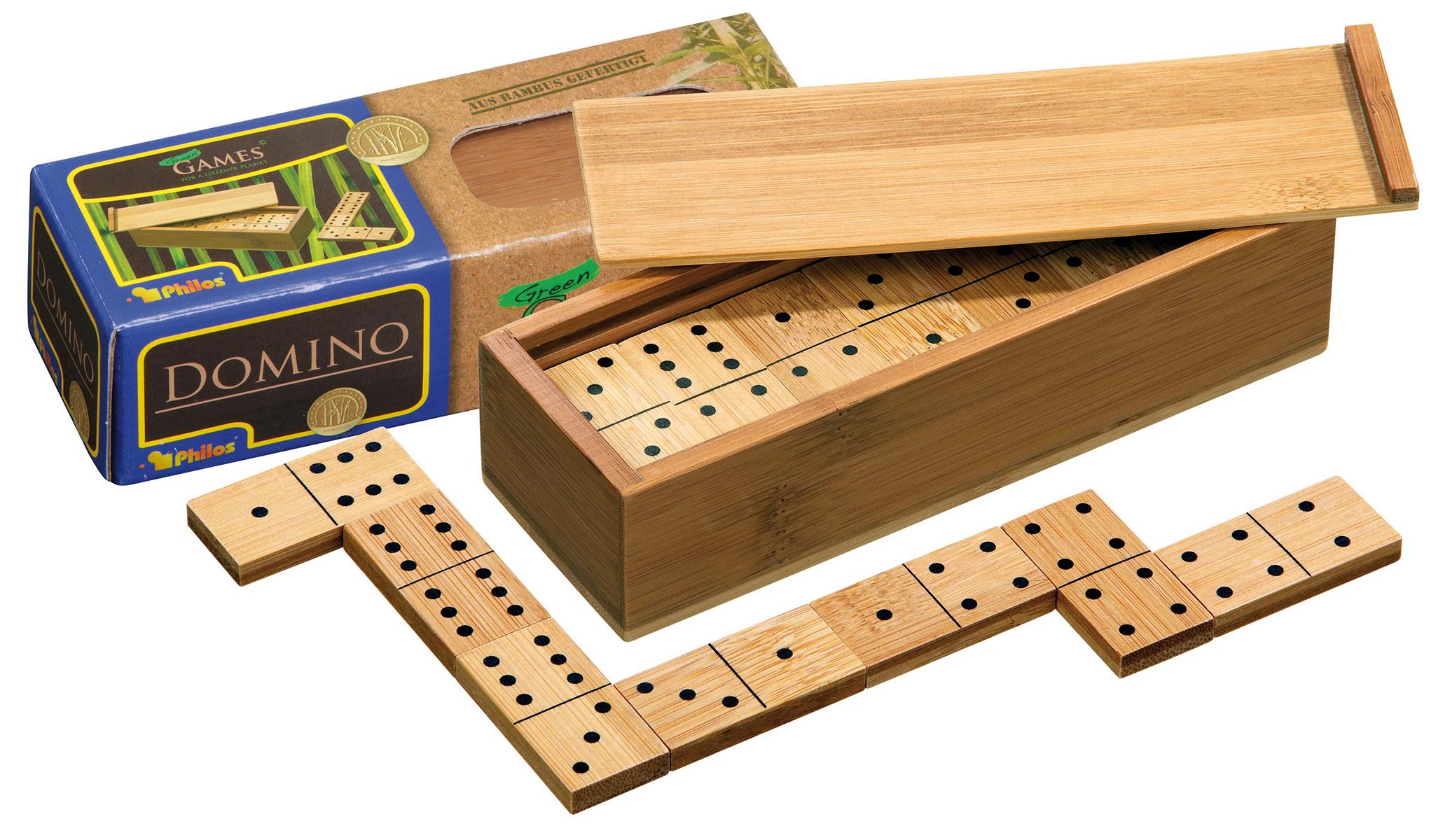 Domino, Doppel 6, Bambus Domino, Doppel 6, Bambus