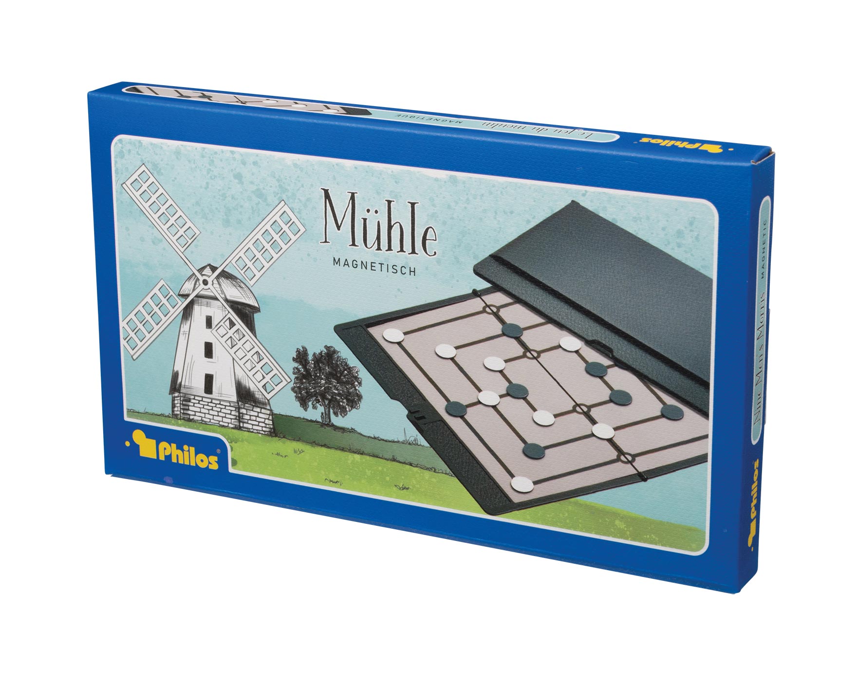 Travel Nine Men's Morris, plastic, travel game, magnetic