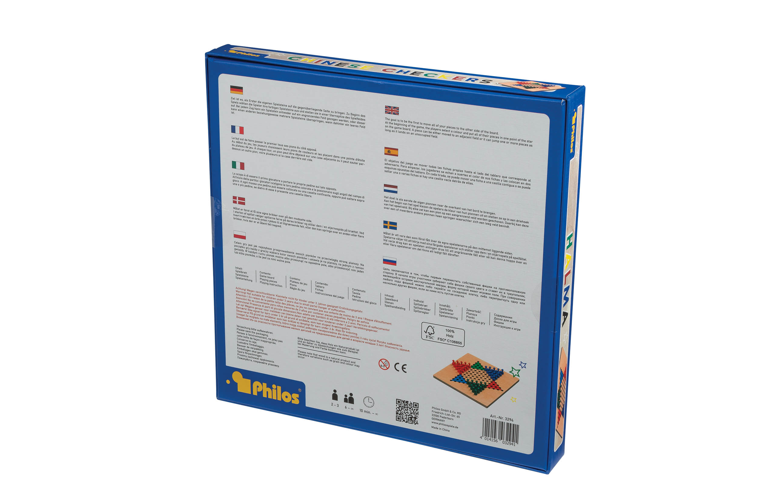 Chinese Checkers, Standard