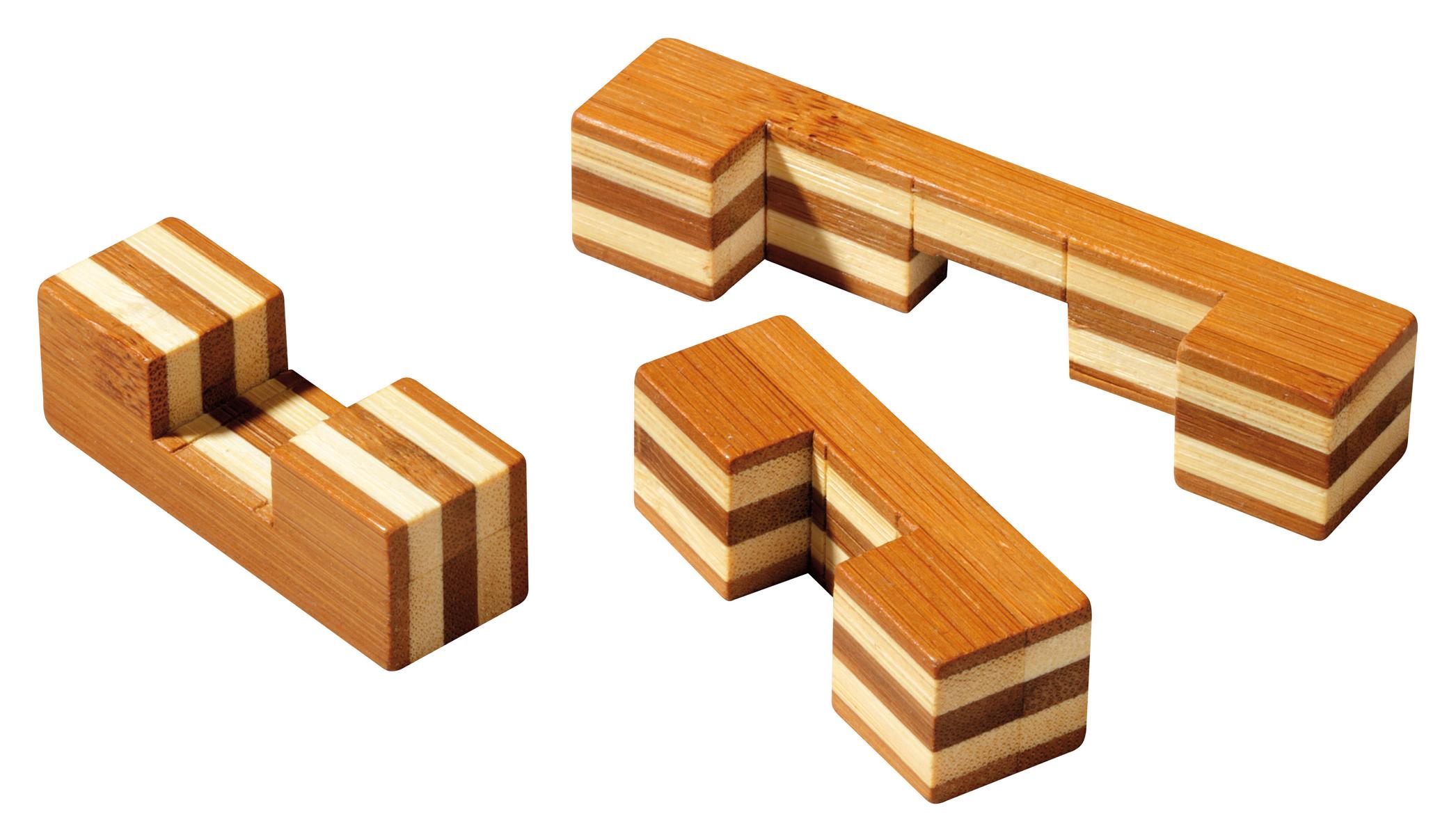 Stern Puzzle, Bambus Stern Puzzle, Bambus