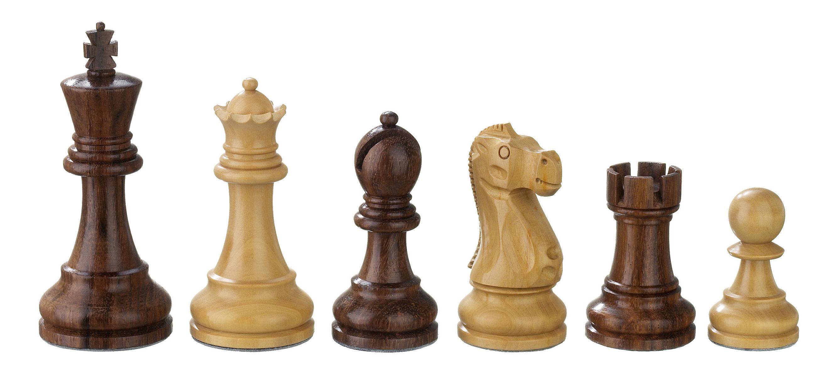 Schachfiguren Tutenchamun, Königshöhe 95 mm, in Holzbox