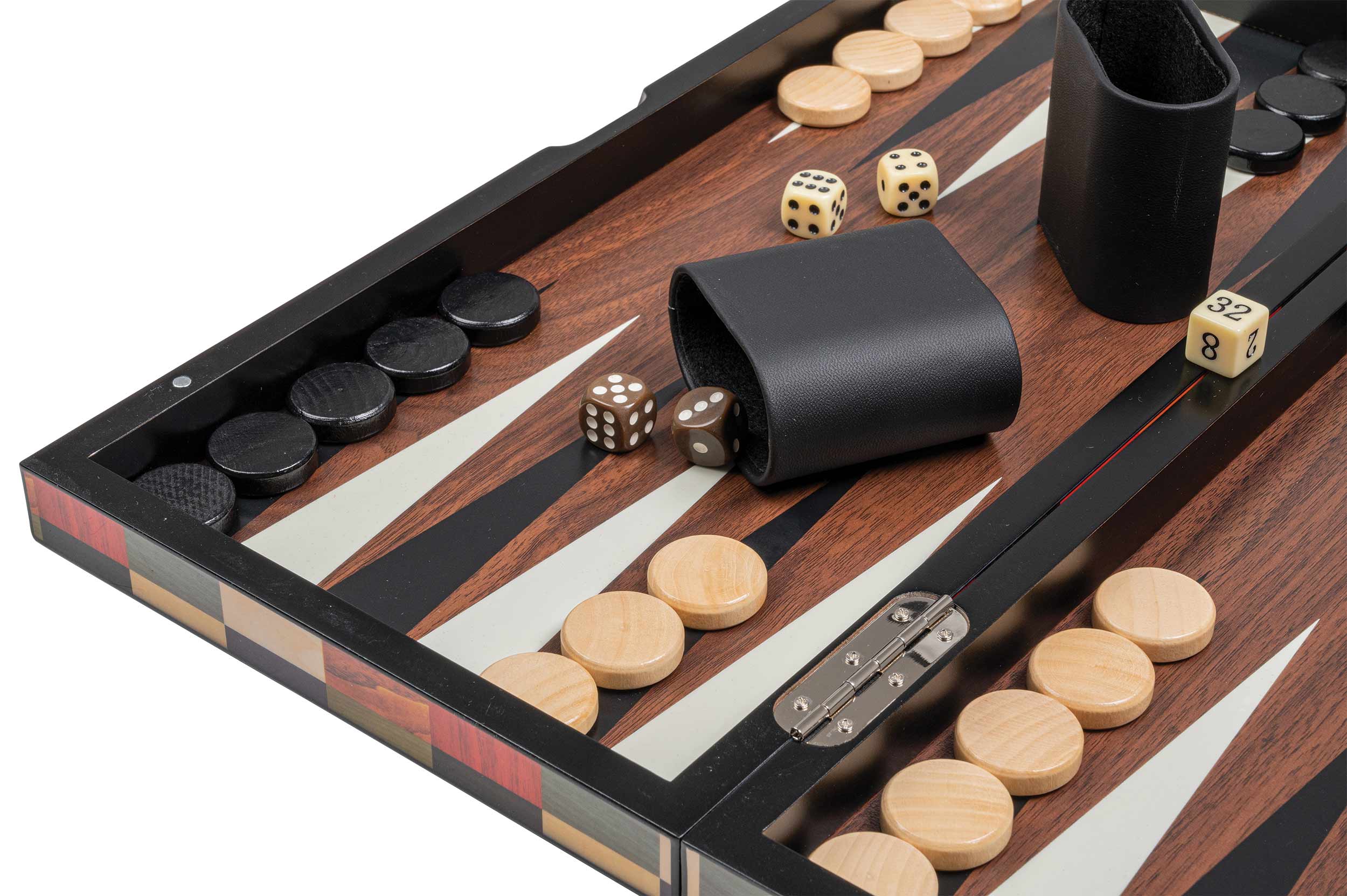 Backgammon Fourni, large, magnetic lock