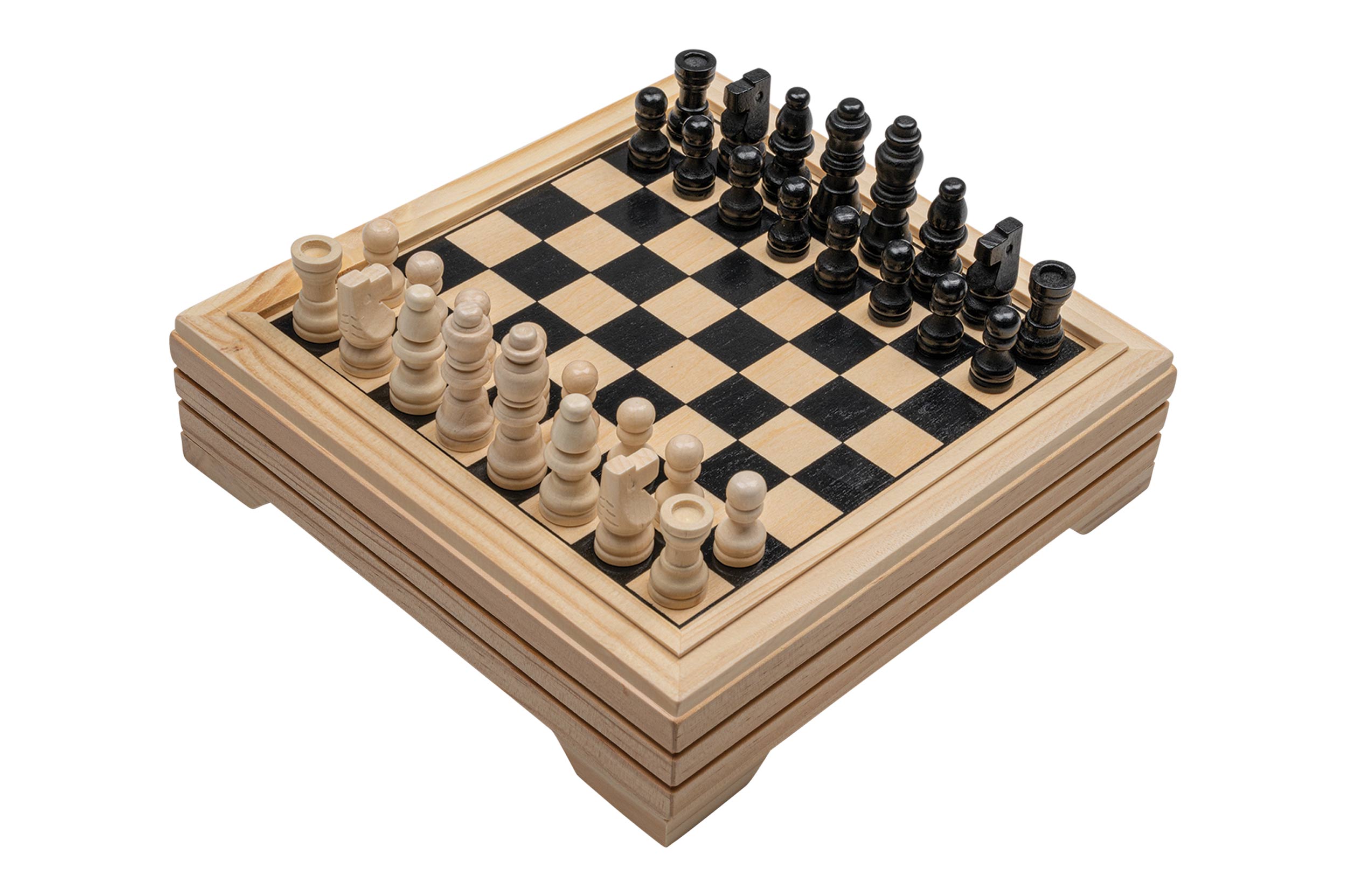 Wooden Game Compendium, Travel, FSC 100%
