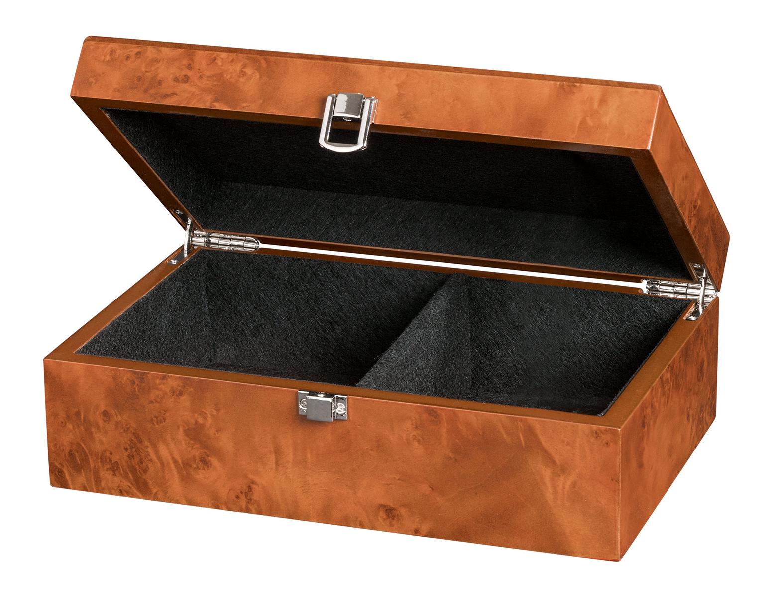 Chess pieces Augustus, king height 100 mm, in wooden box