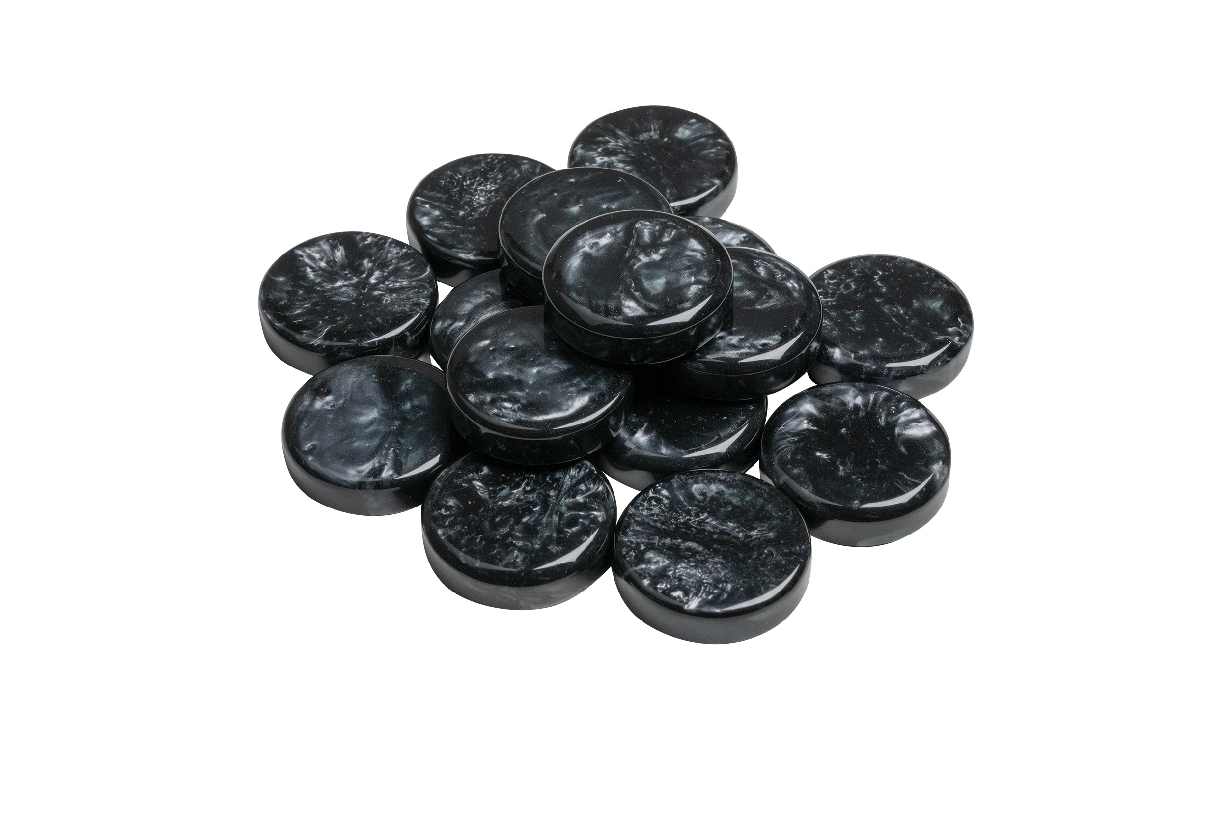 Backgammon, black, green, medium, imitation leather