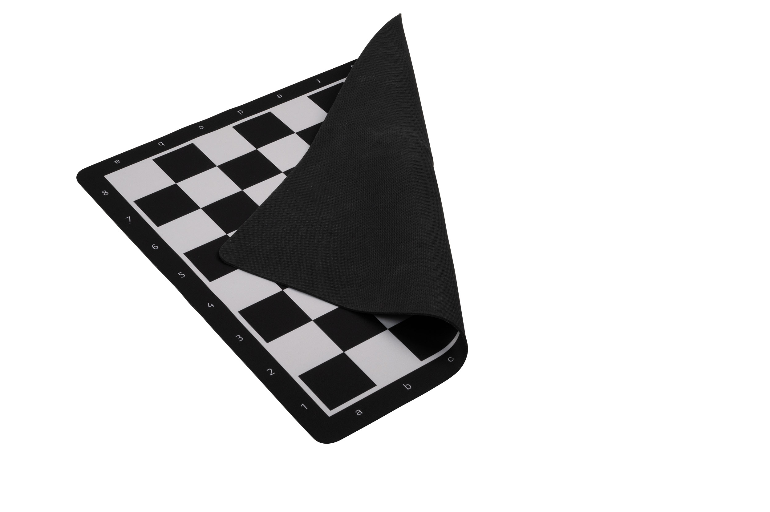 Schachbrett rollbar, Feld 55 mm, Kunststoff, schwarz weiß, 5er Packung