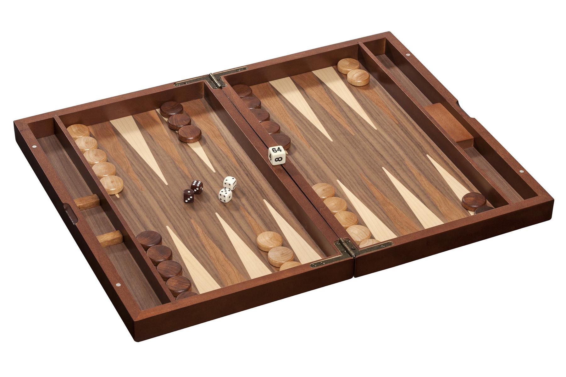 Backgammon Kastos, medium, Magnetverschluss
