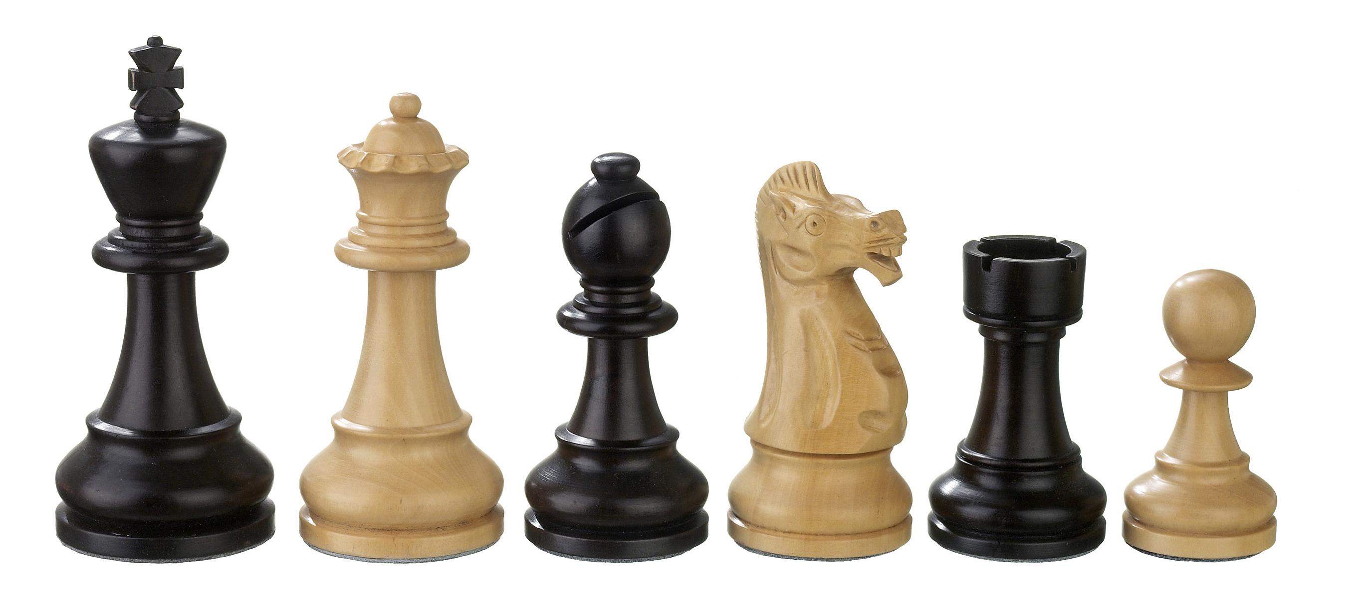 Schachfiguren Alexander, Königshöhe 100 mm, in Holzbox