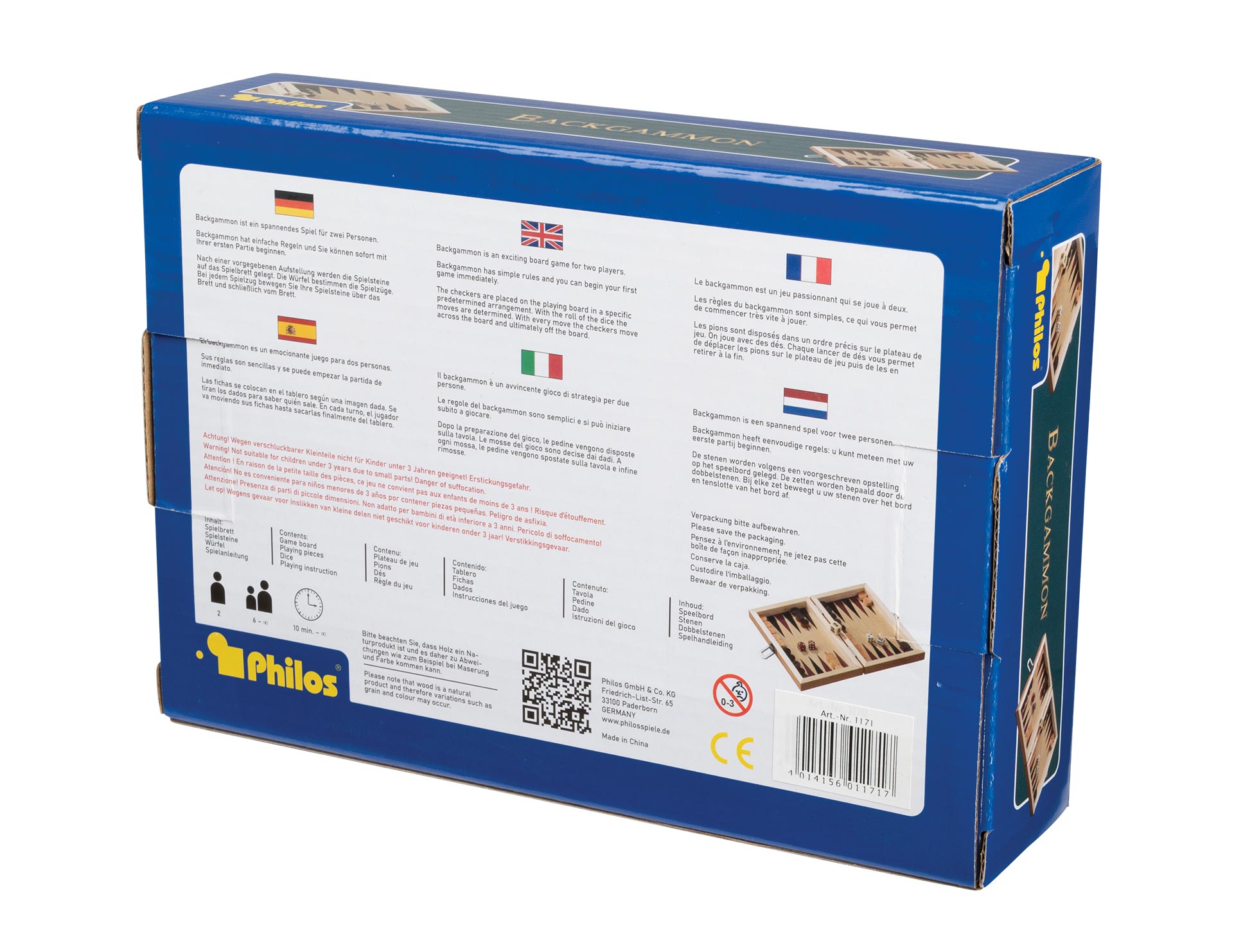 Backgammon Korinth, mini