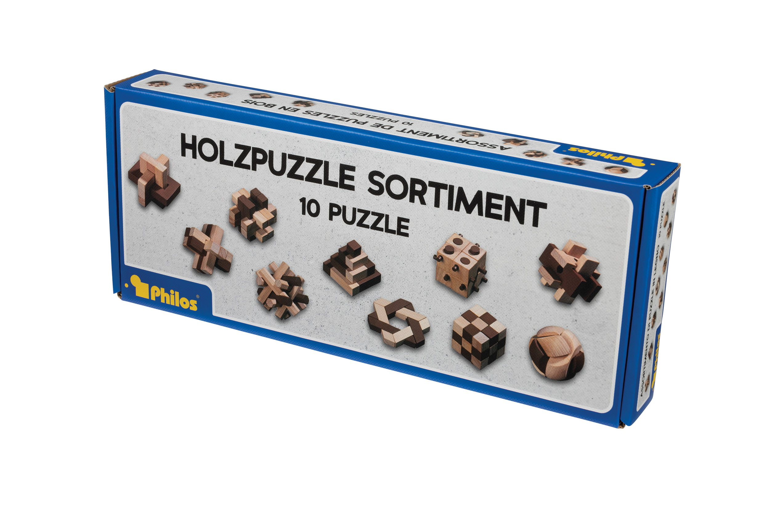 Wooden puzzle assortment, 10 Puzzles Wooden puzzle assortment, 10 Puzzles